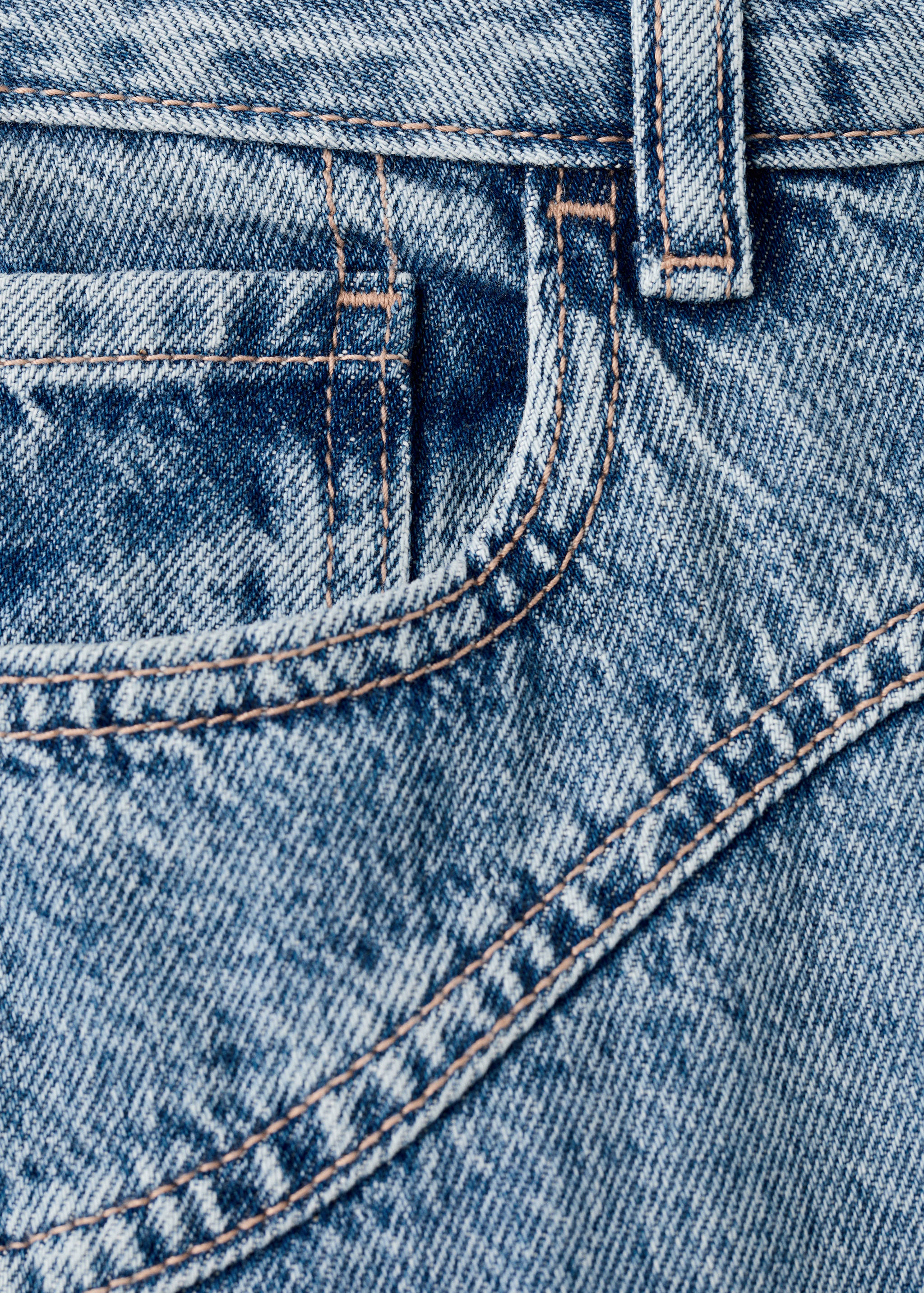 Wide leg jeans with seam detail - Details of the article 0