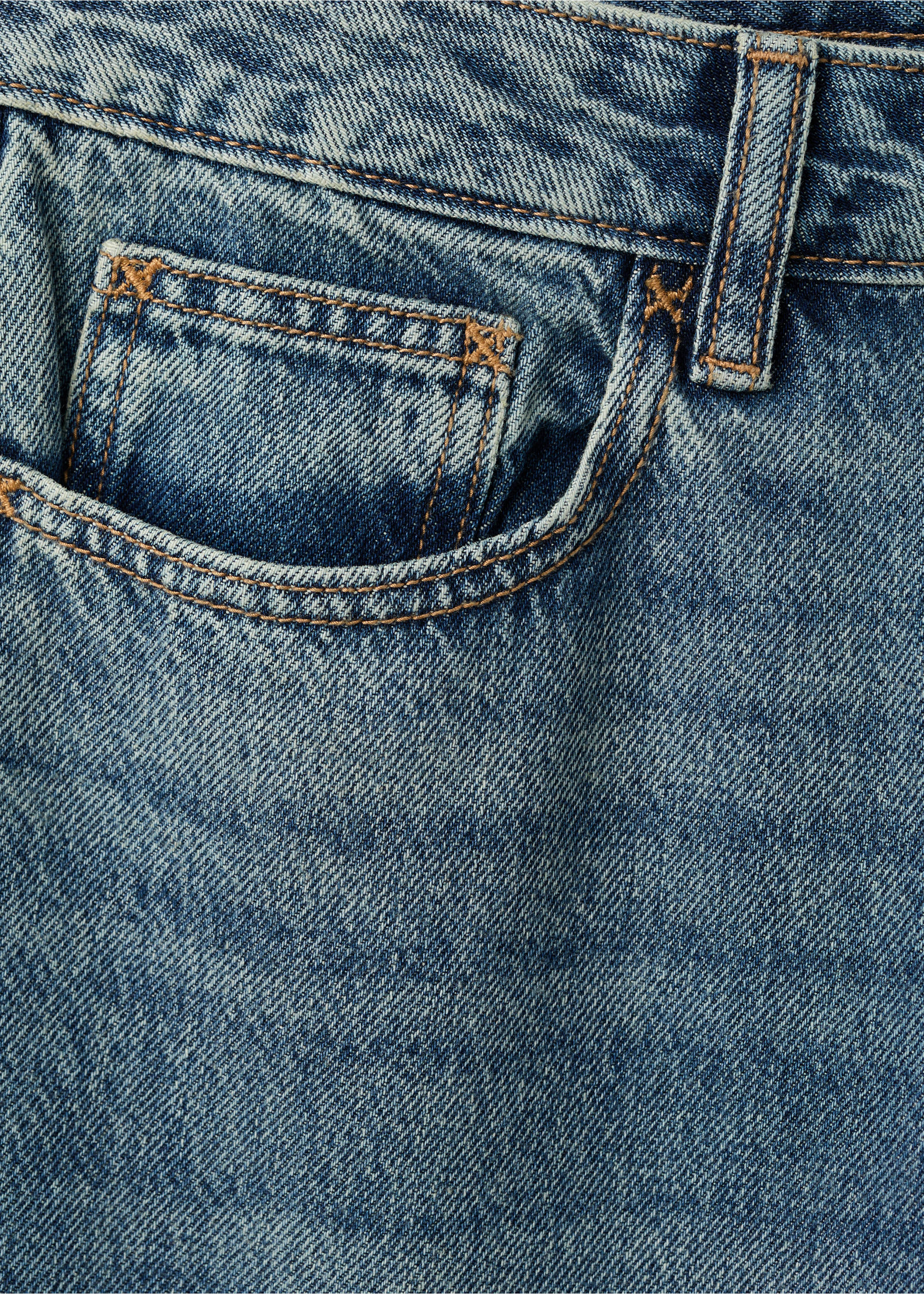 Jeans rectos algodón - Detalle del artículo 0, Azul claro vintage. Ref: 17098269-00.