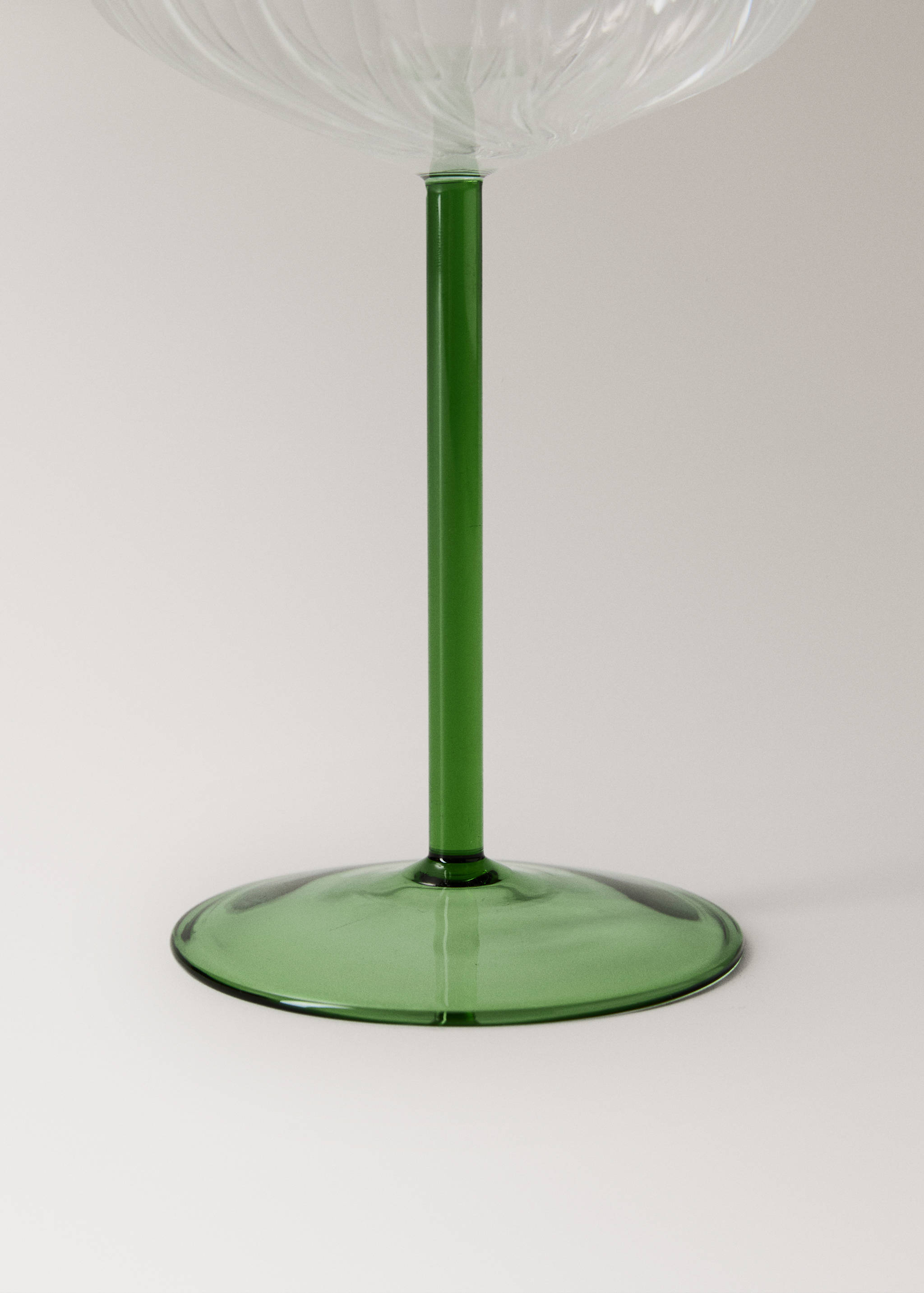 Verre à pied en borosilicate bicolore - Détail de l'article 2