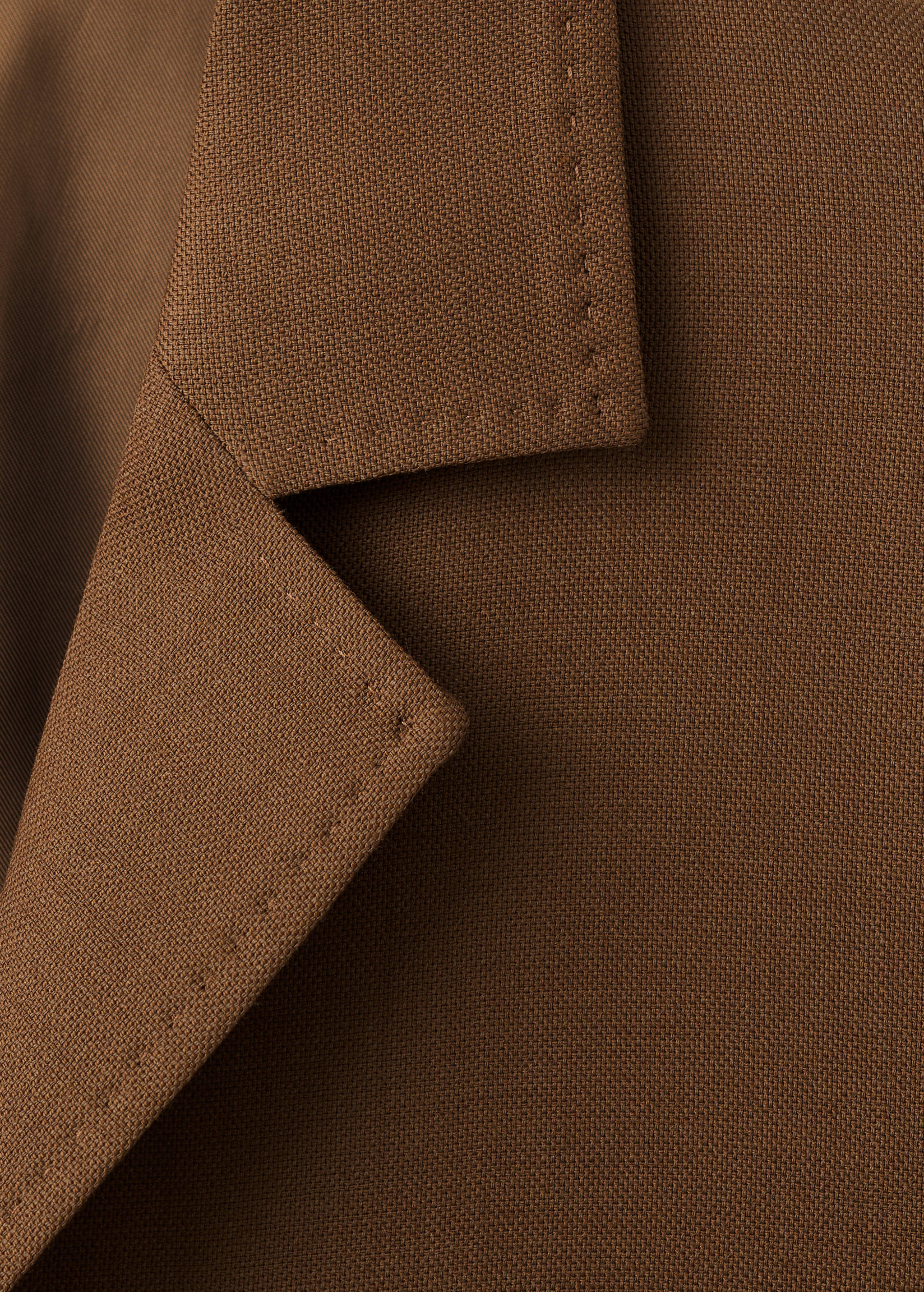 Italian virgin wool flannel suit jacket - Details of the article 0
