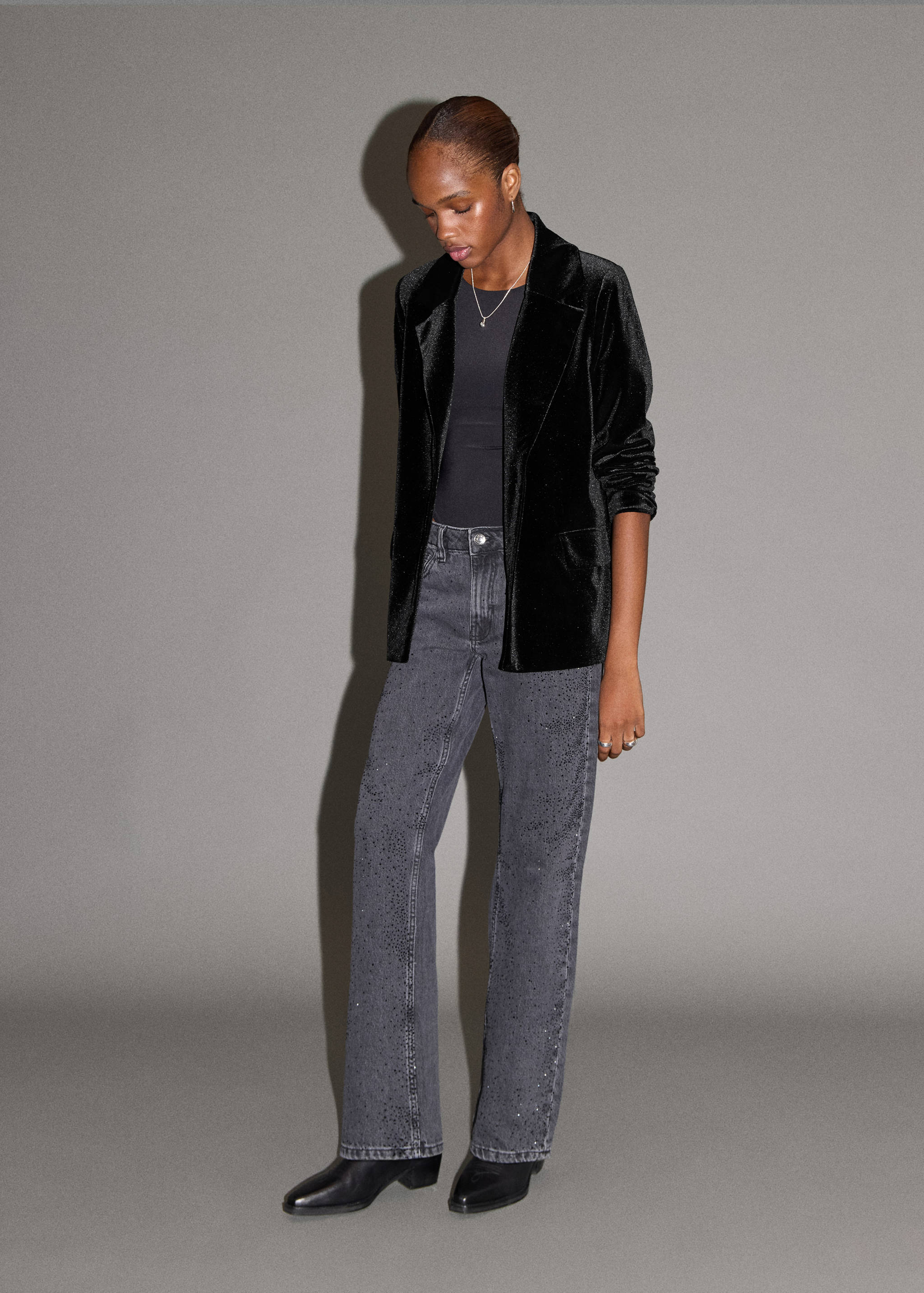 Velvet jacket - General plane