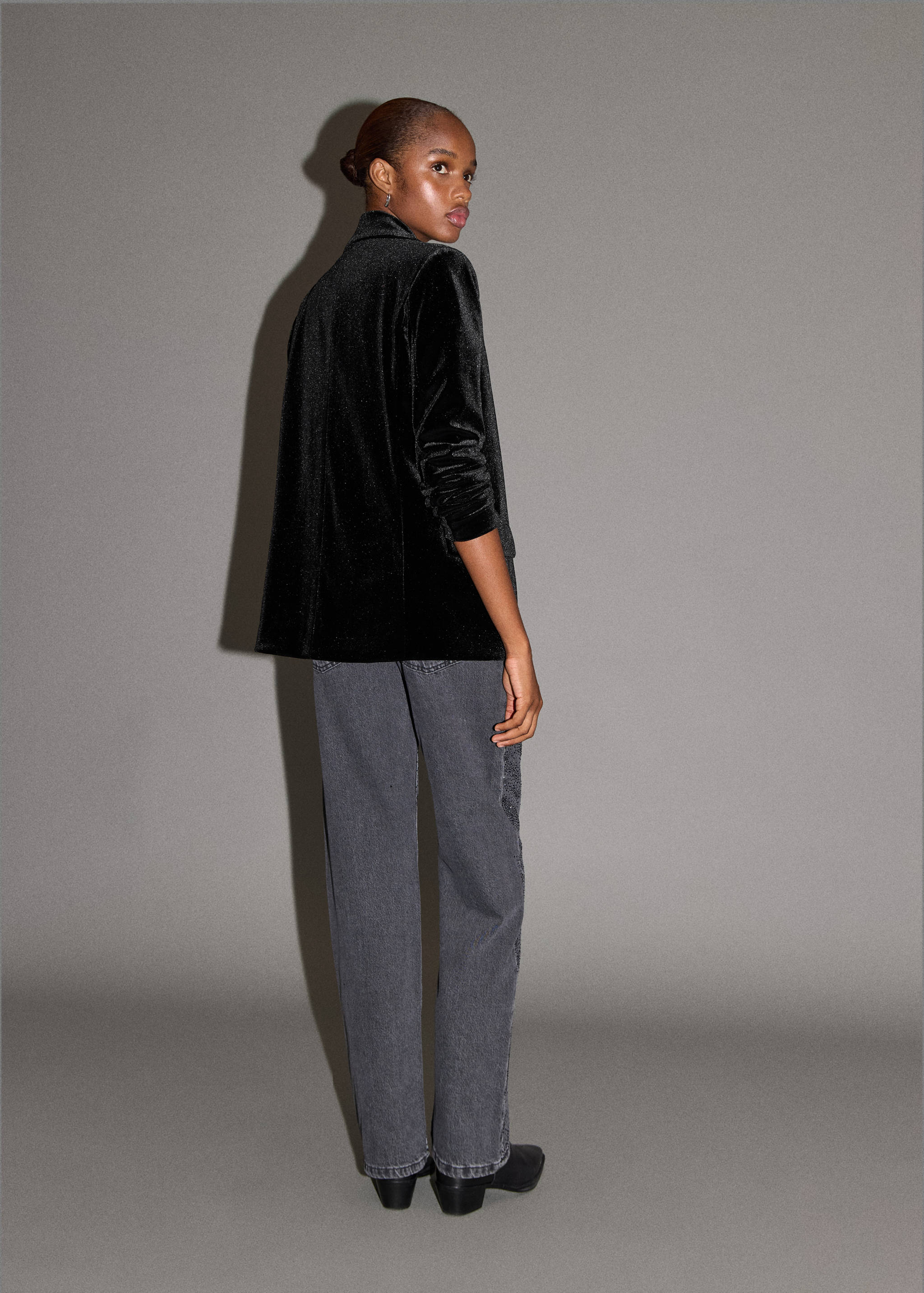 Velvet jacket - Reverse of the article