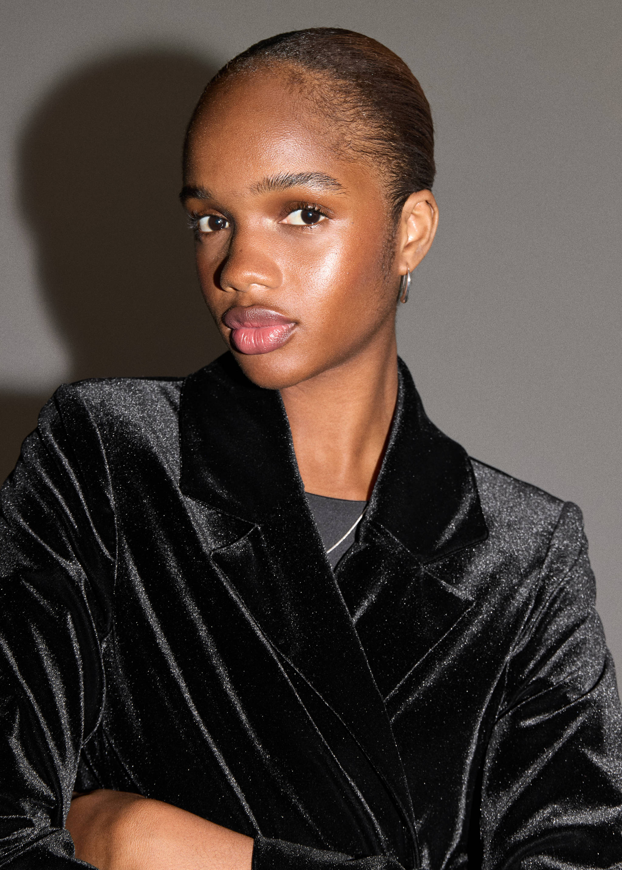 Velvet jacket - Details of the article 1