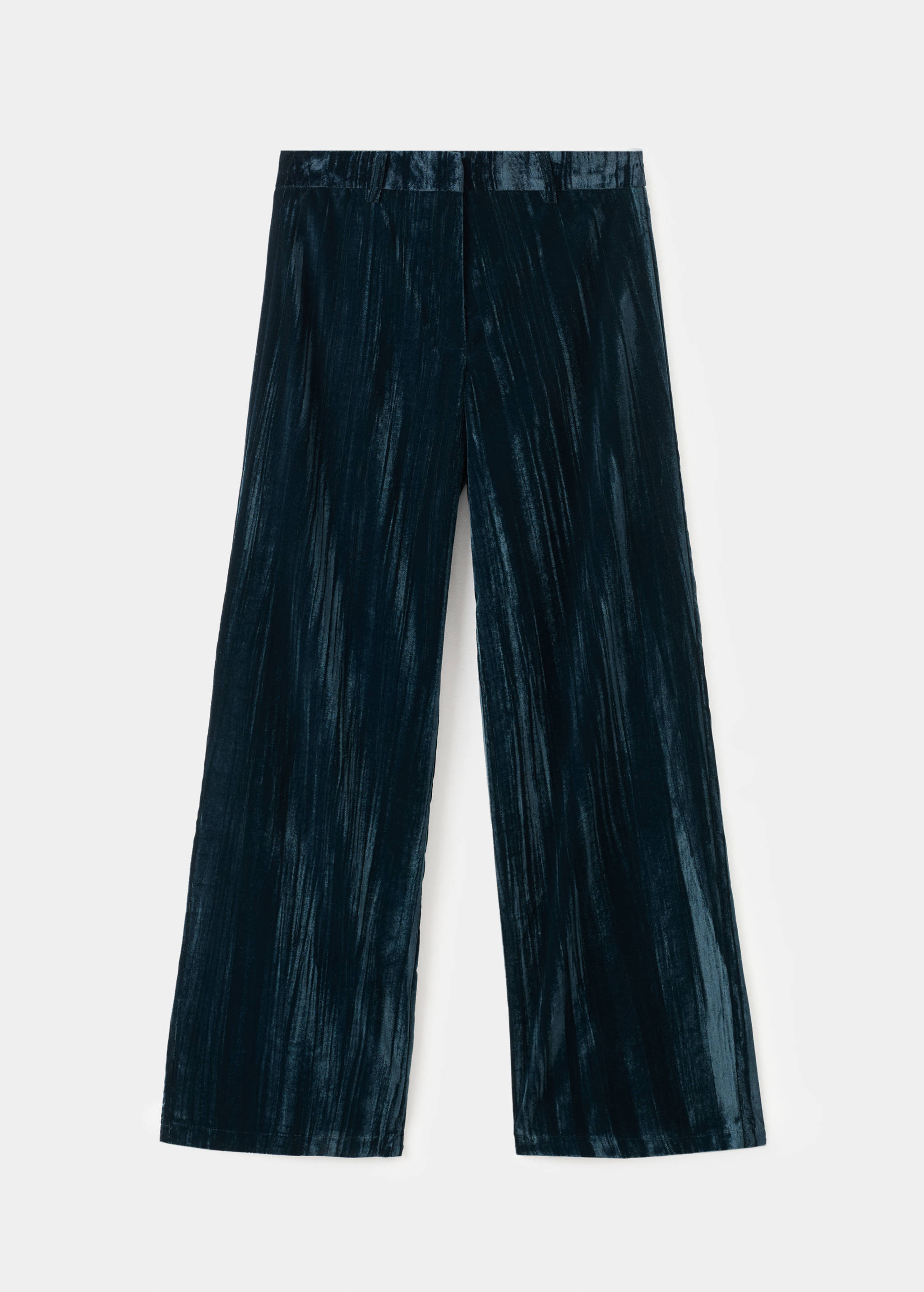Straight velvet pants - Article without model