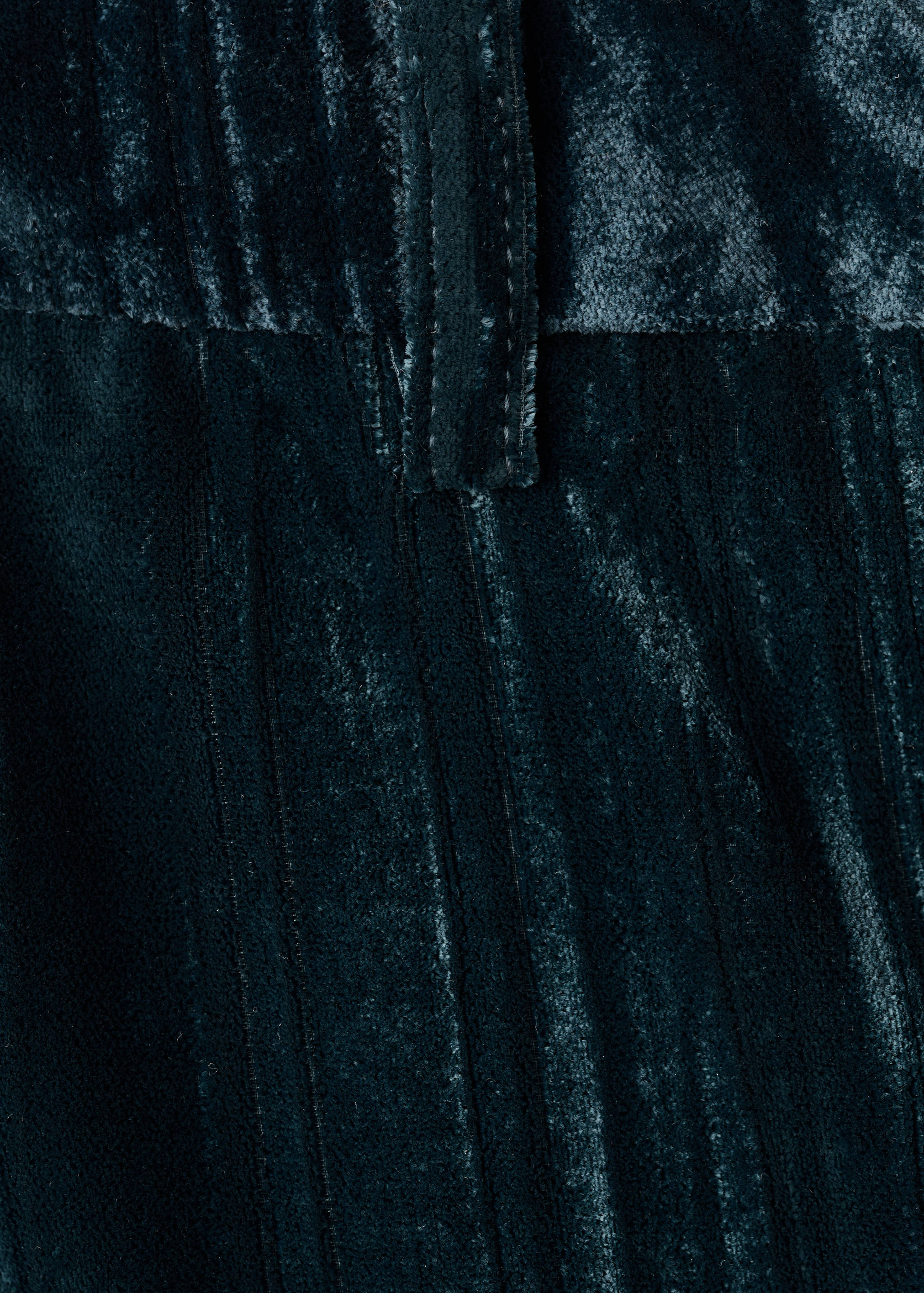 Straight velvet pants - Details of the article 0