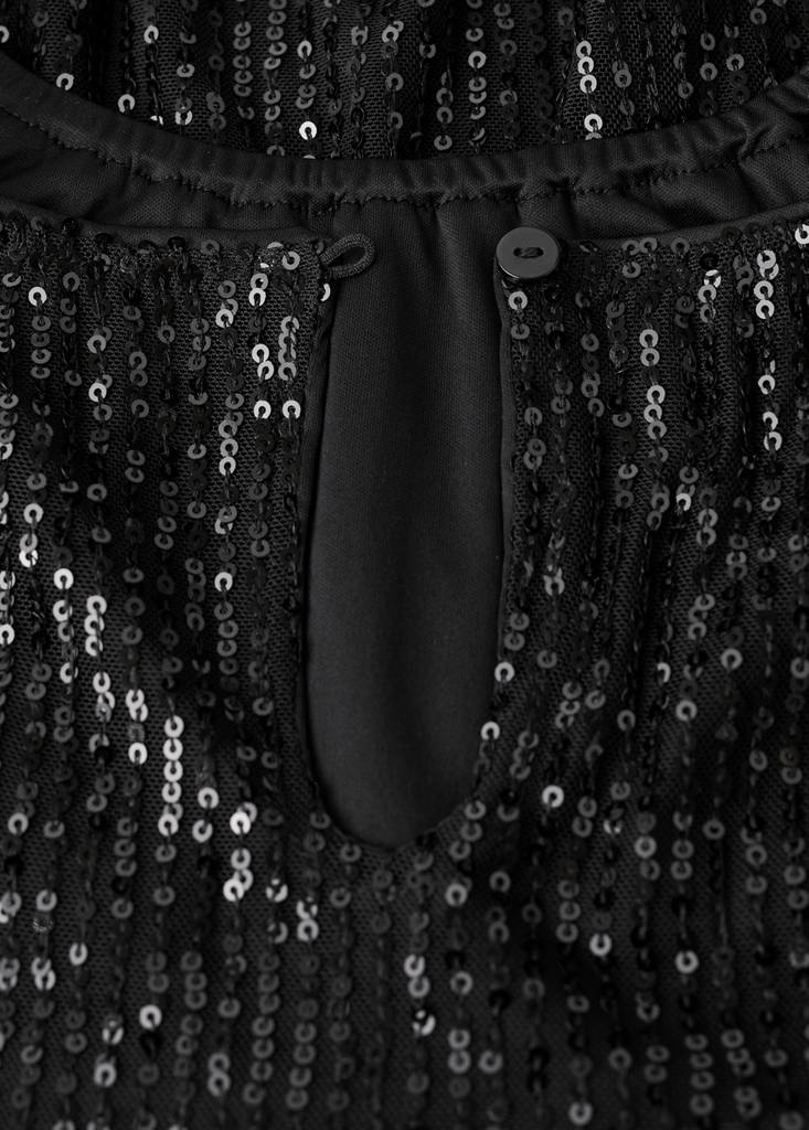 Sequin blouse — Black