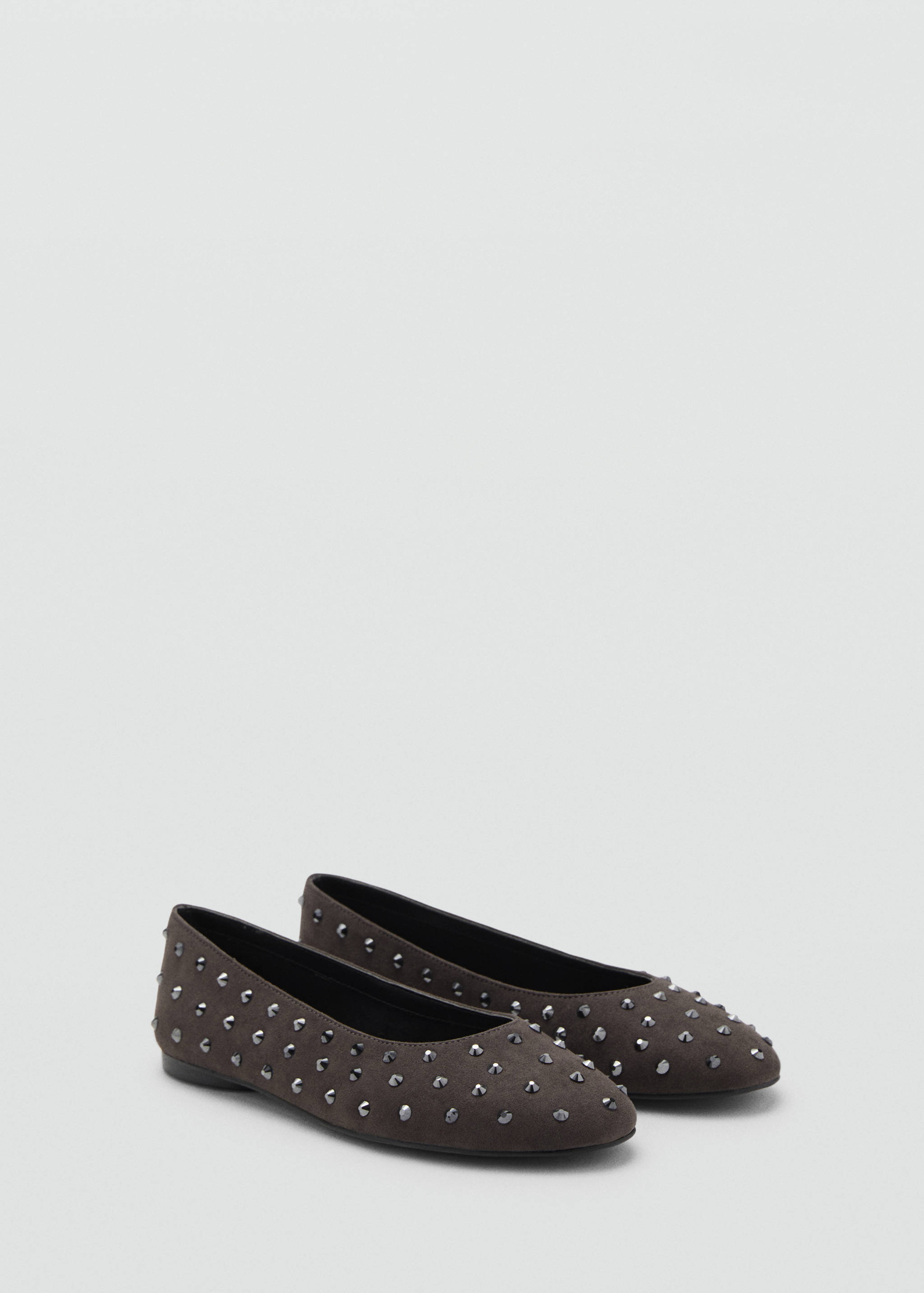 Studded ballet flats - Medium plane