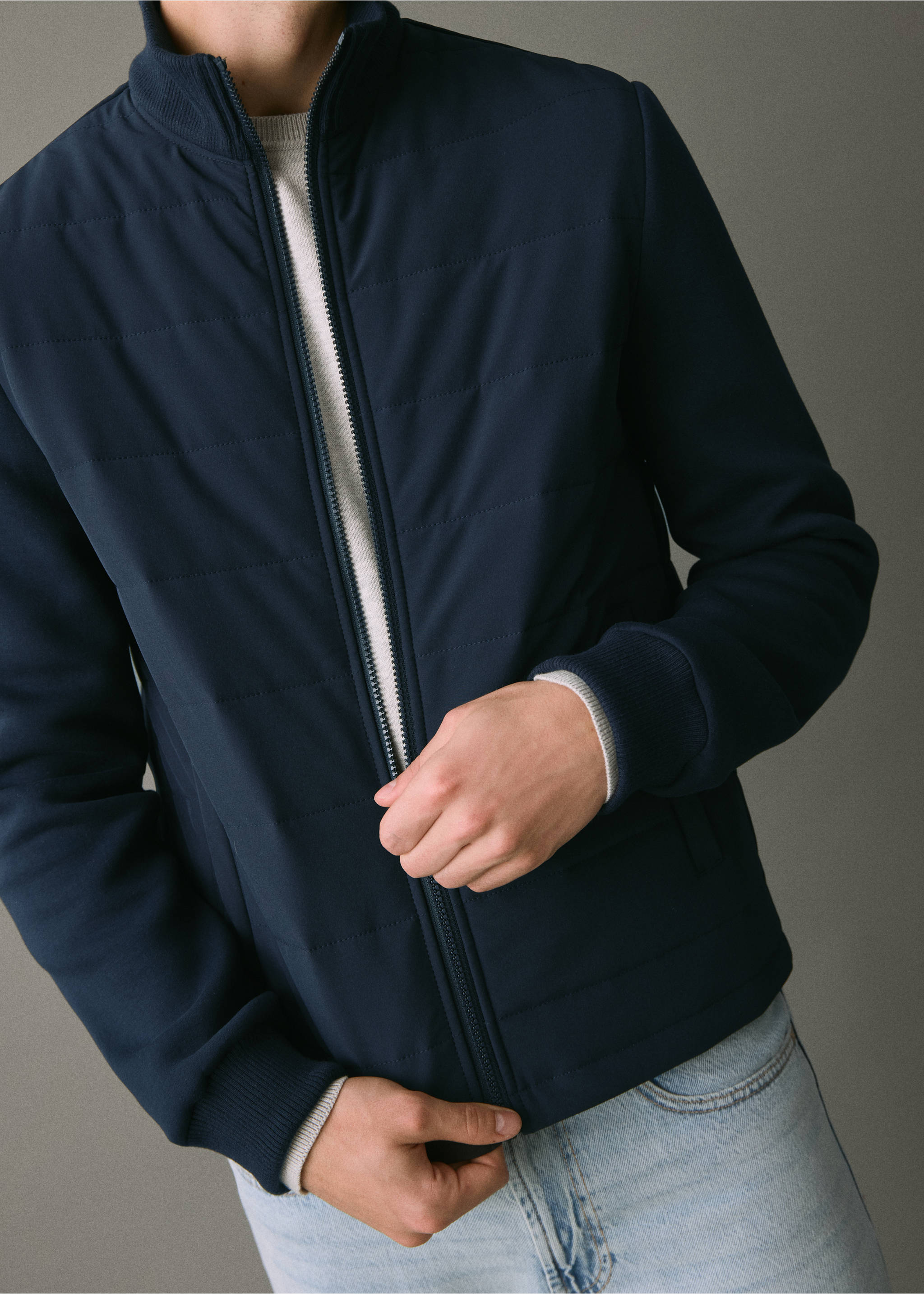 Anorak acolchado - Detalle del artículo 1, Azul marino. Ref: 17098282-00.