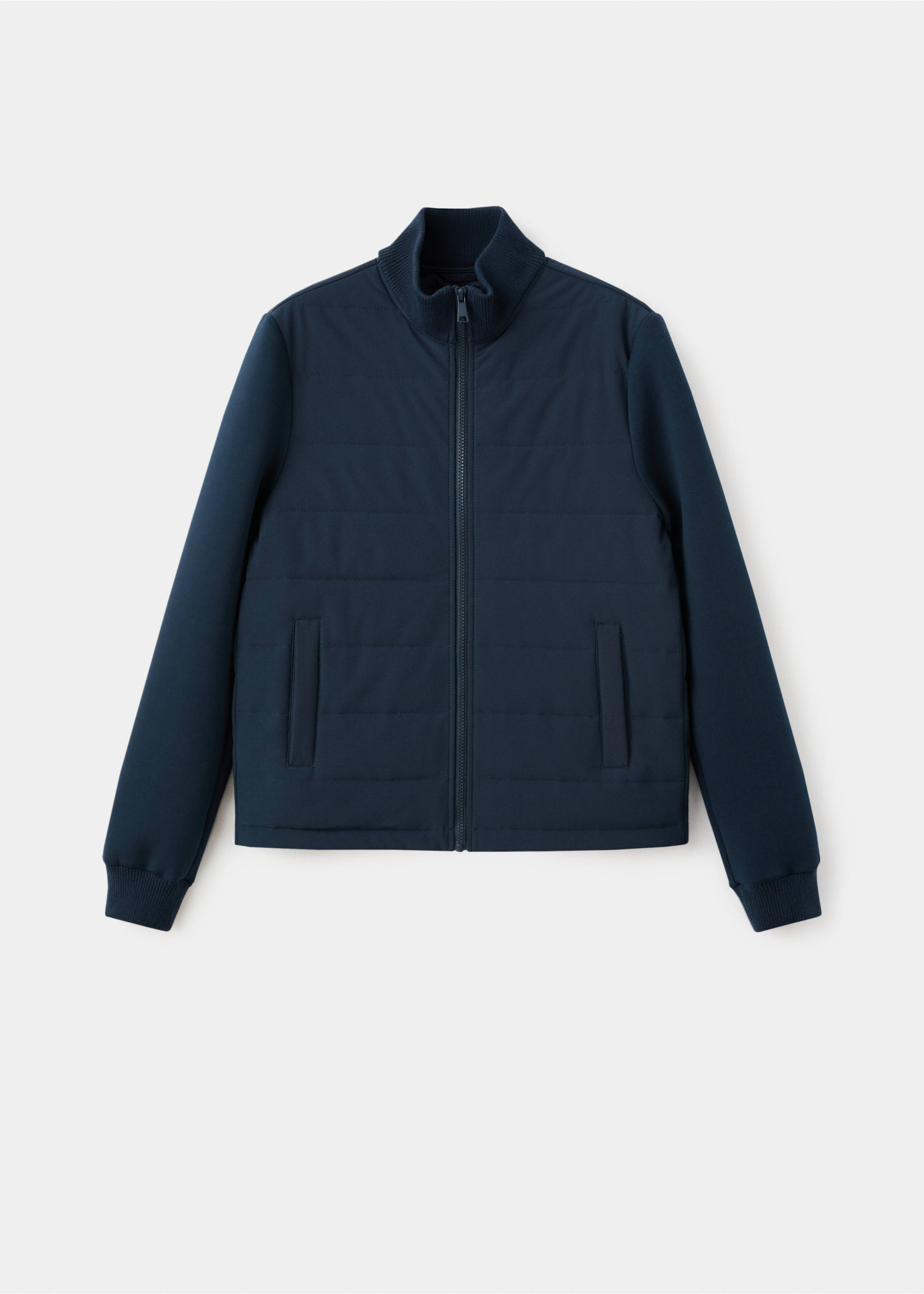 Quilted jacket - Article without model, Navy. Ref: 17098282-00.