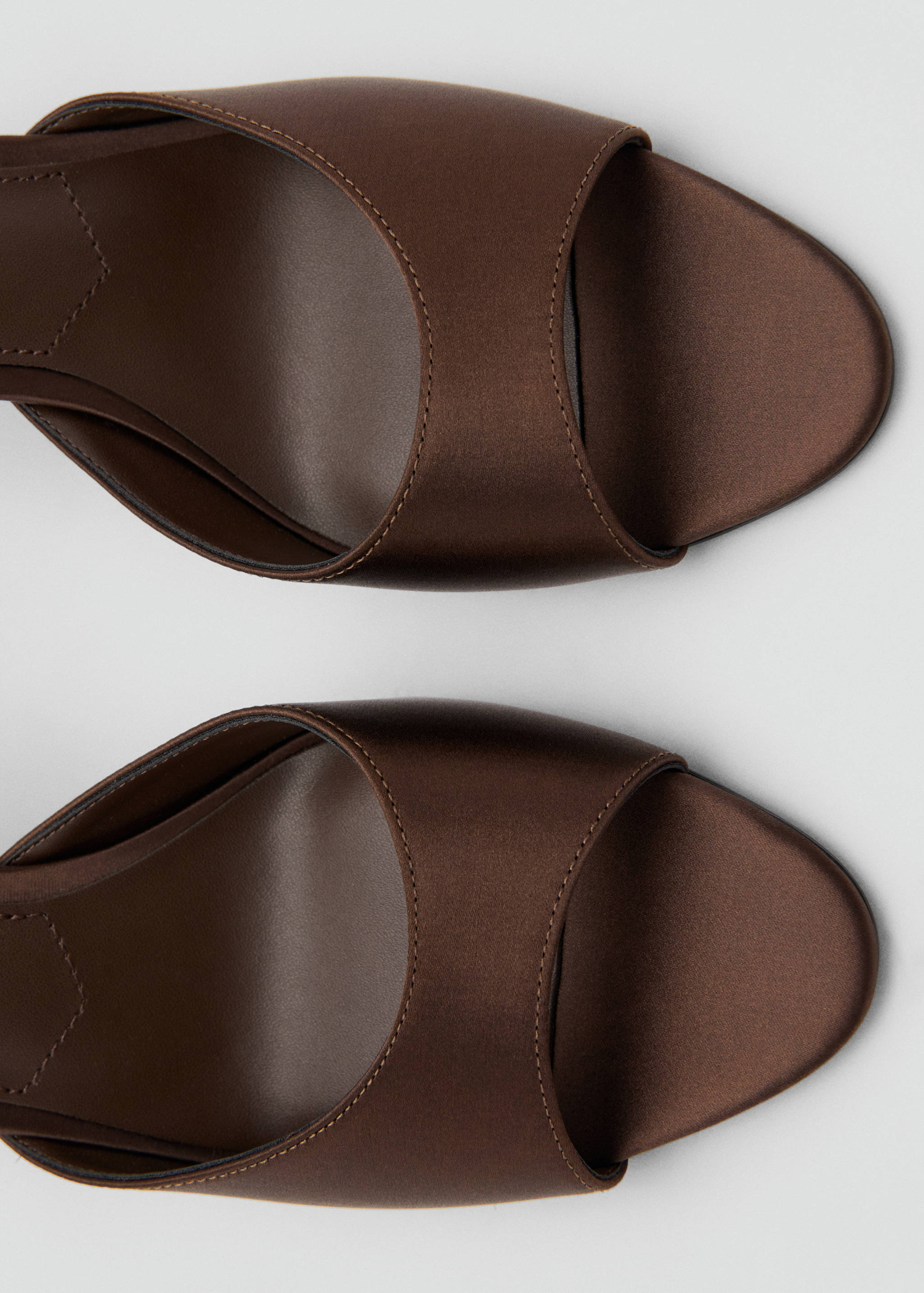 Satin high-heeled sandal - Details of the article 1