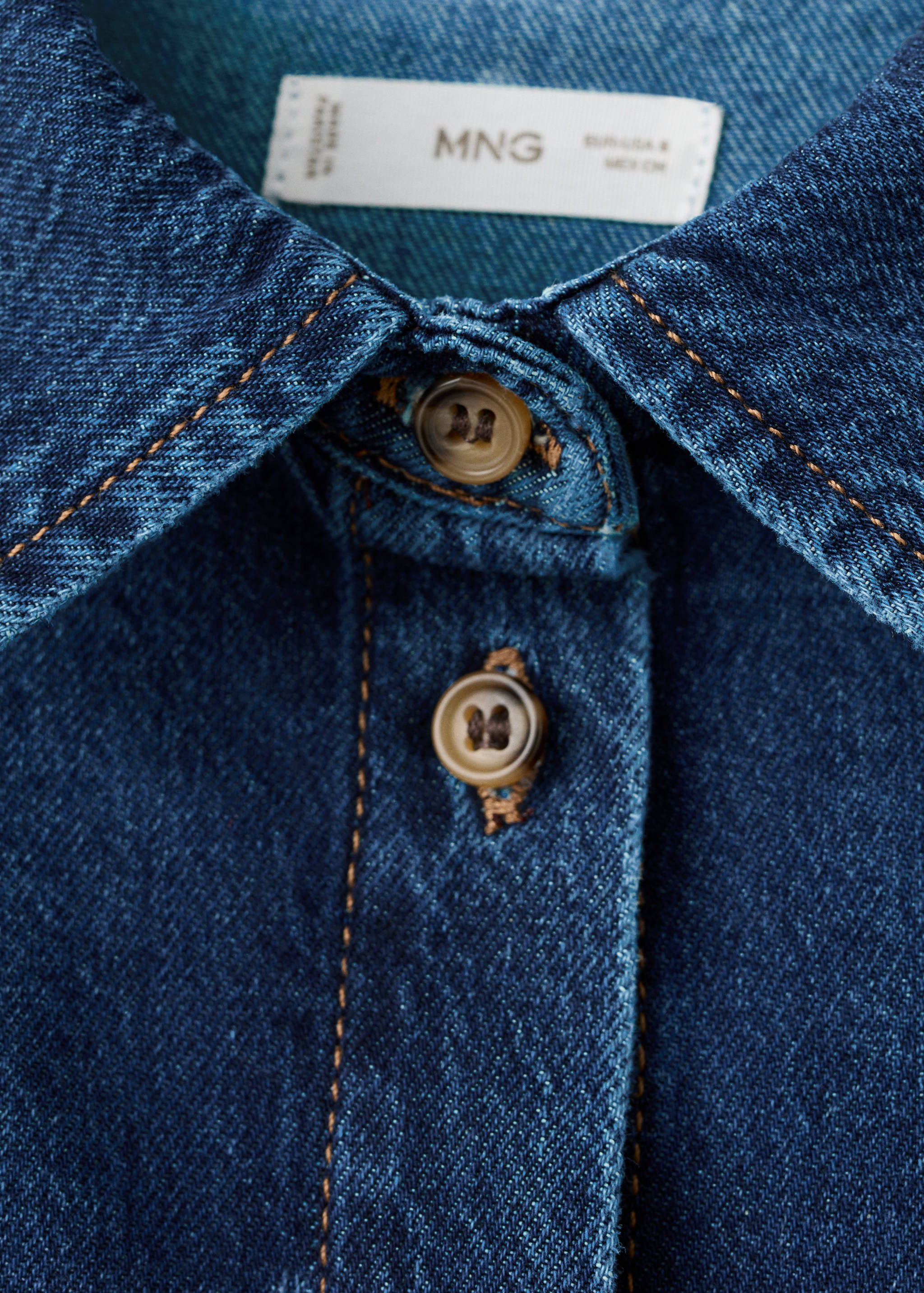 Denim cotton shirt - Details of the article 8