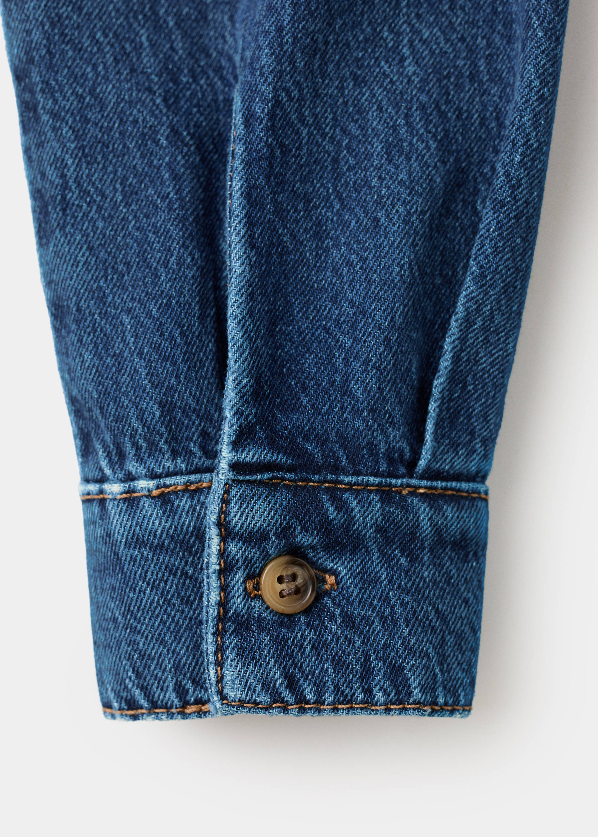 Denim cotton shirt - Details of the article 0