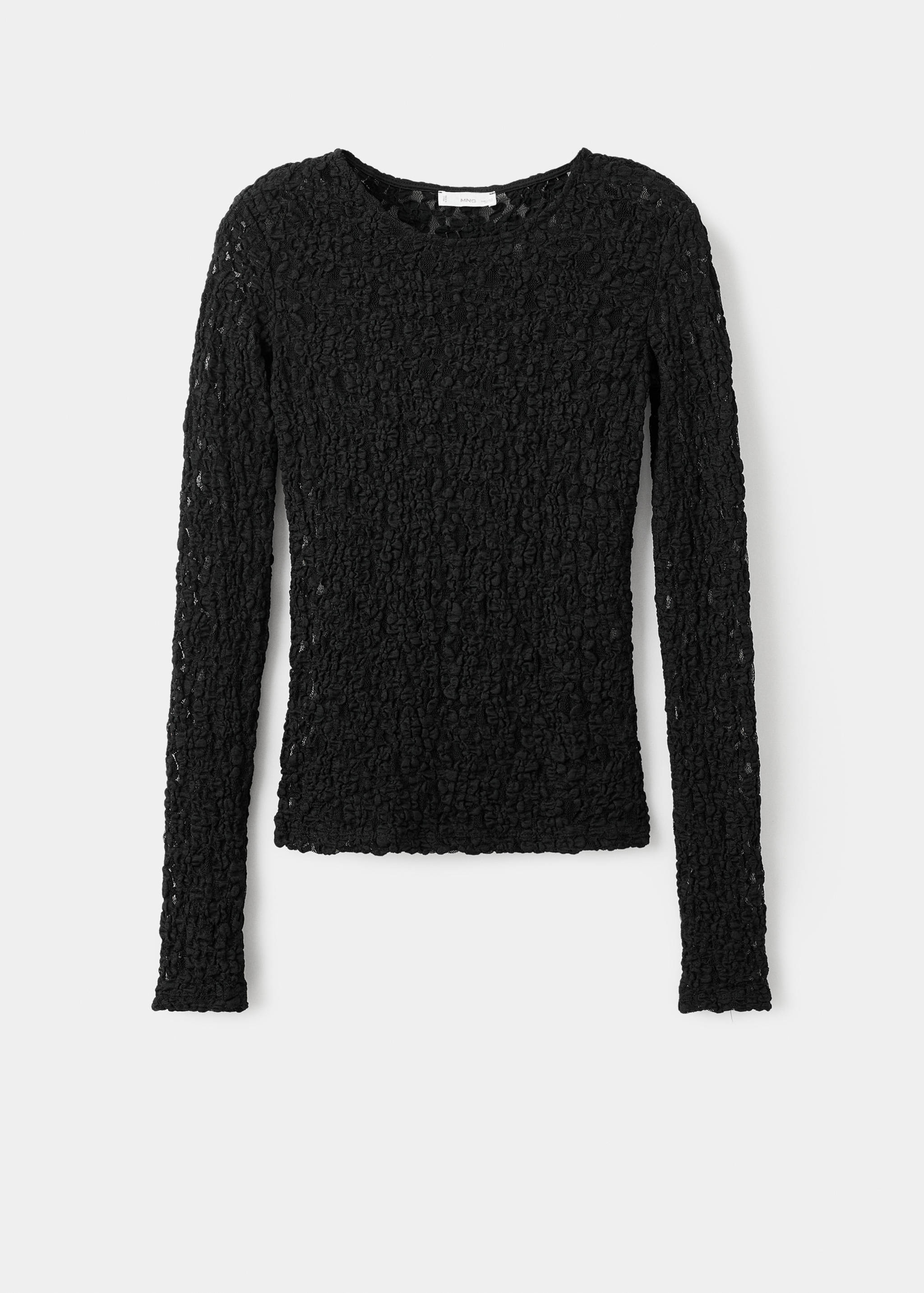 Long sleeve lace T-shirt - Article without model