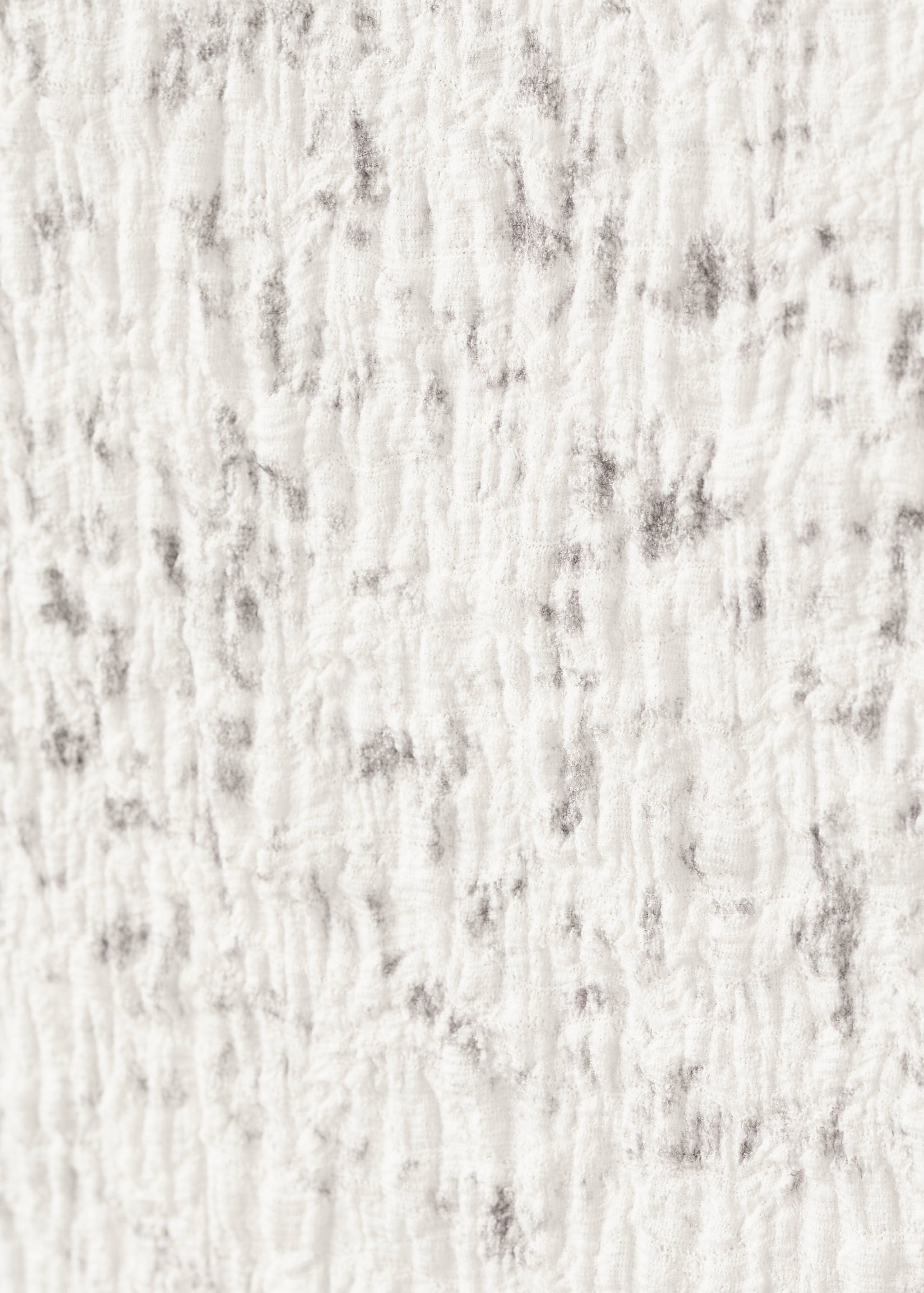 T-shirt mesclada com decote assimétrico - Pormenor do artigo 0