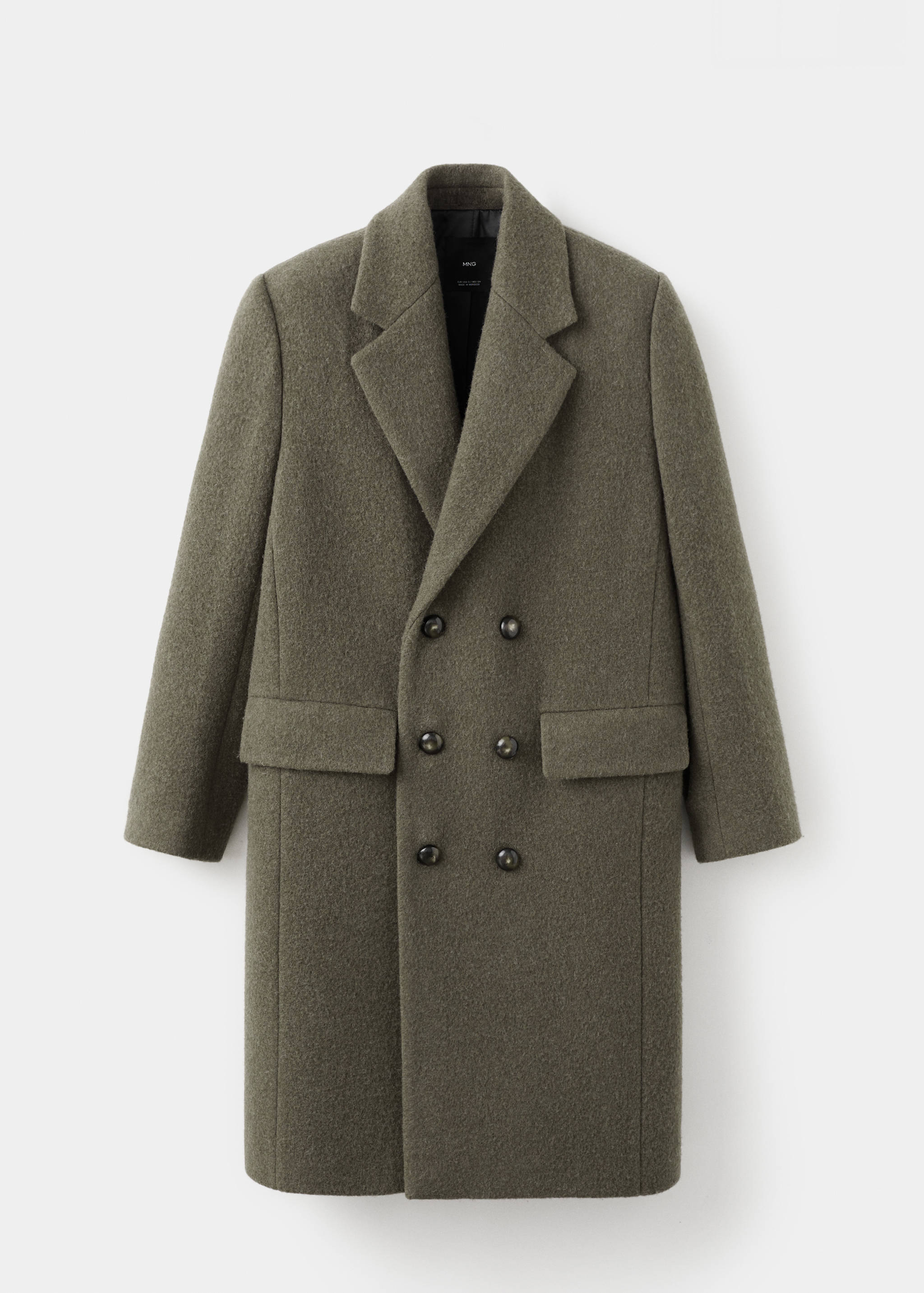 Double-breasted wool coat - Article without model