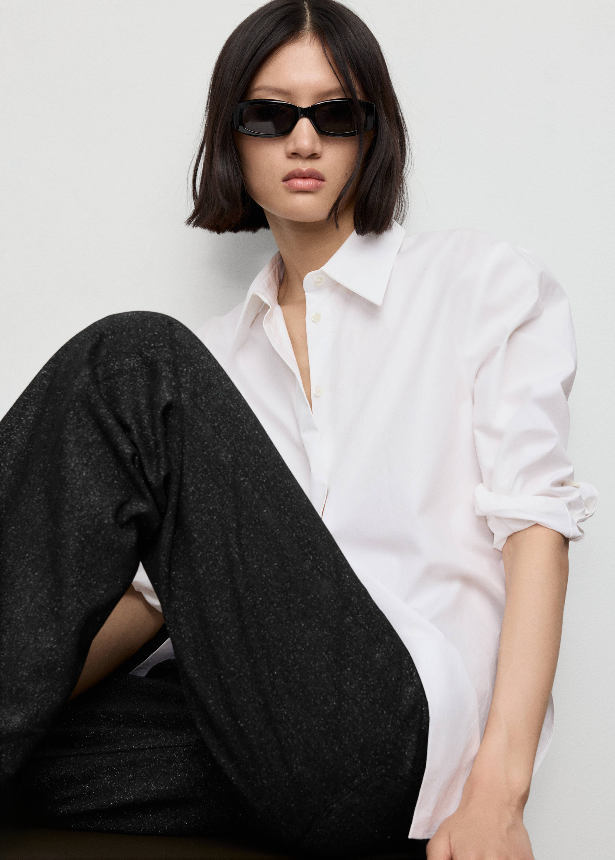 Straight-fit jeans met glitters - Detail van het artikel 2