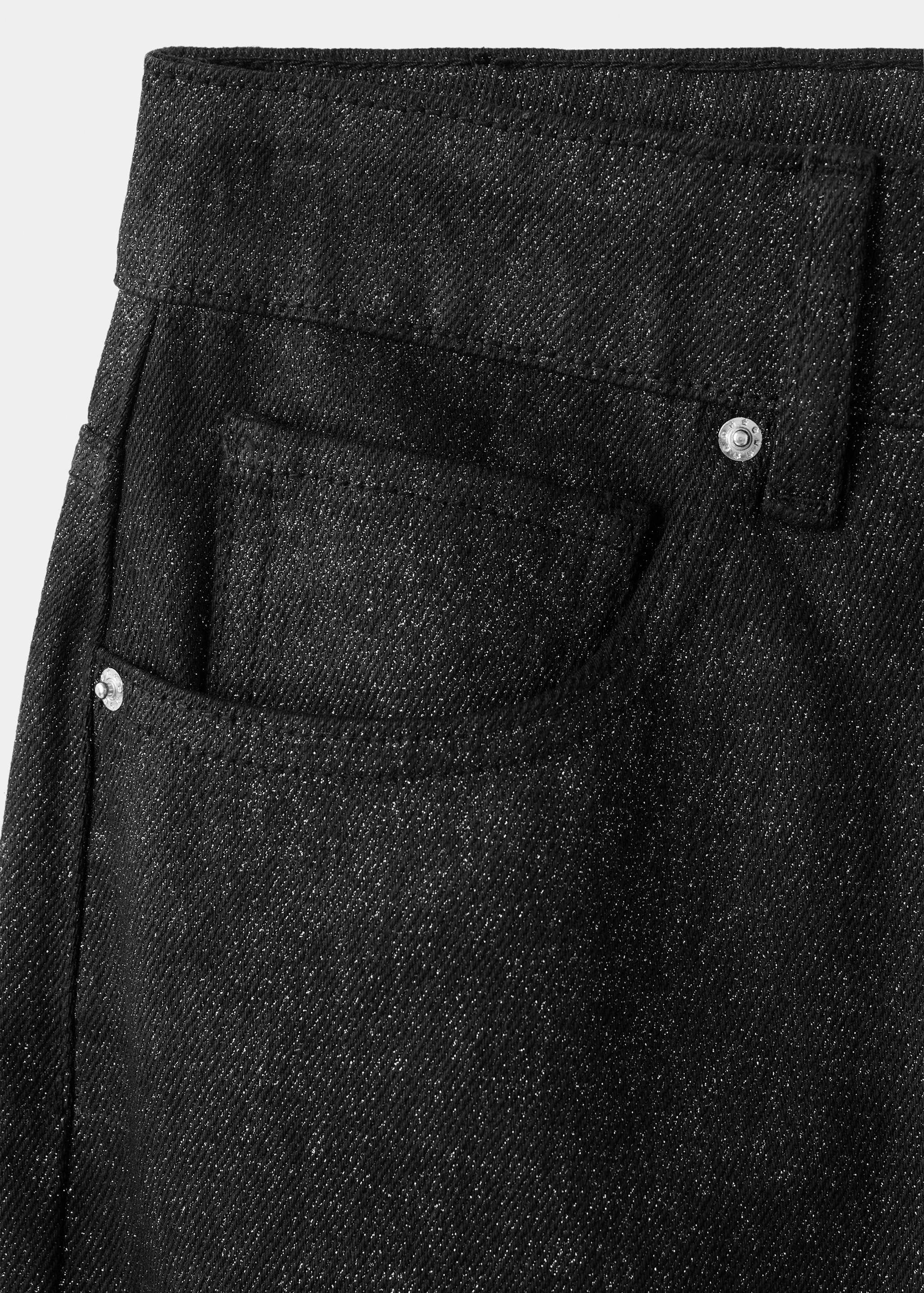 Straight-fit jeans met glitters - Detail van het artikel 0