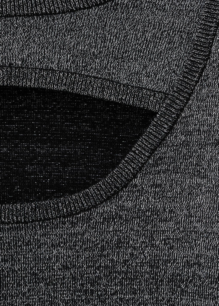 Sparkly top with opening — Silver