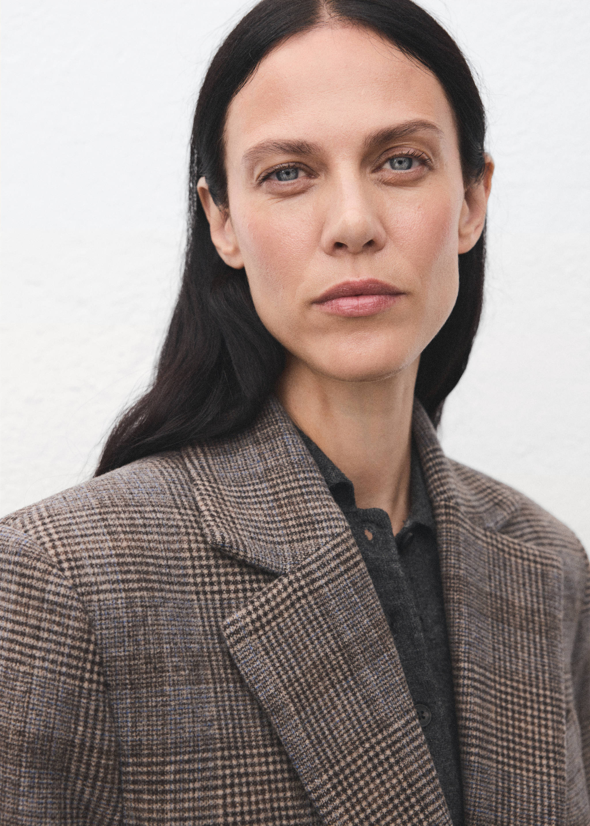 Wool check blazer - Details of the article 1