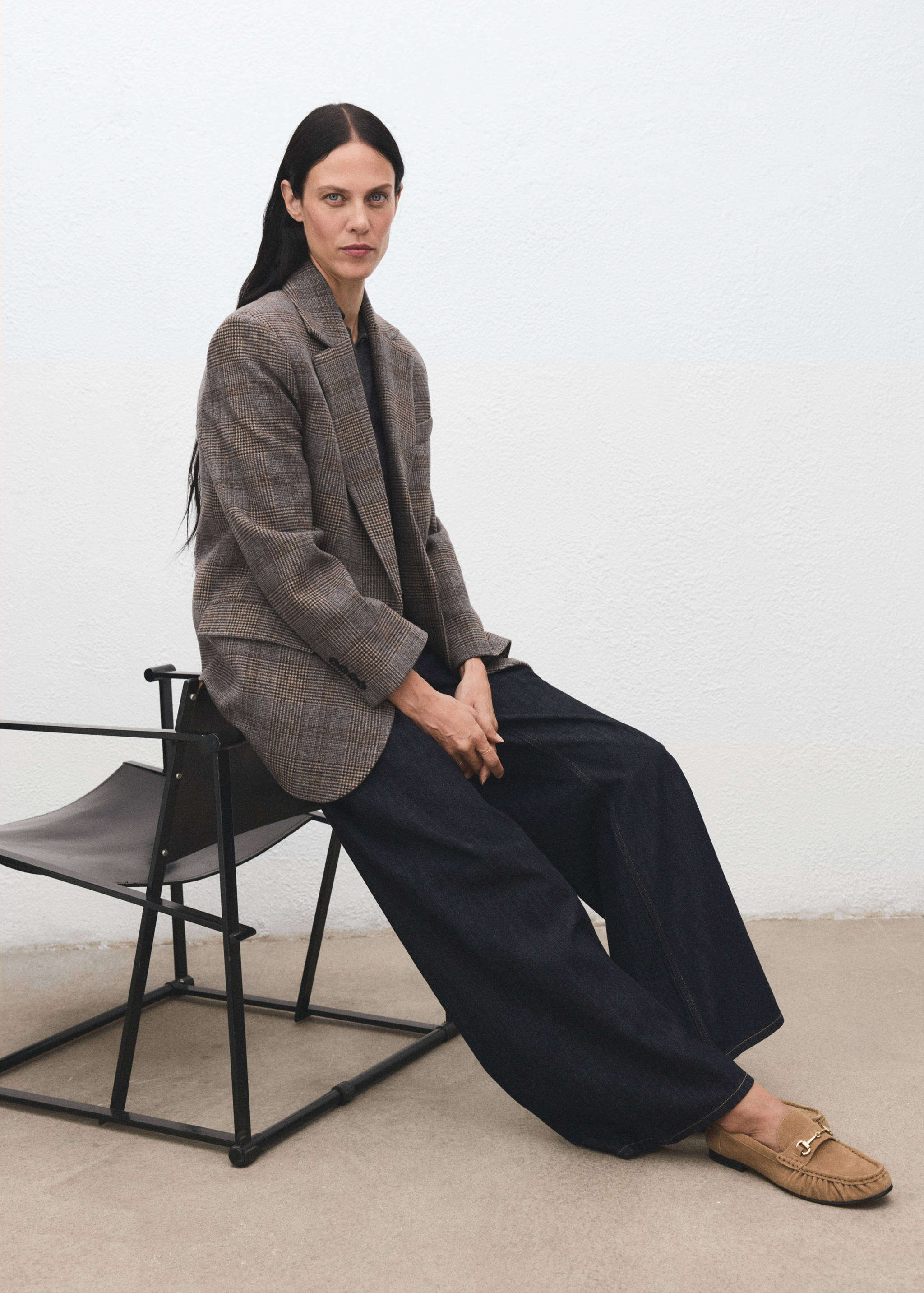 Wool check blazer - Details of the article 2