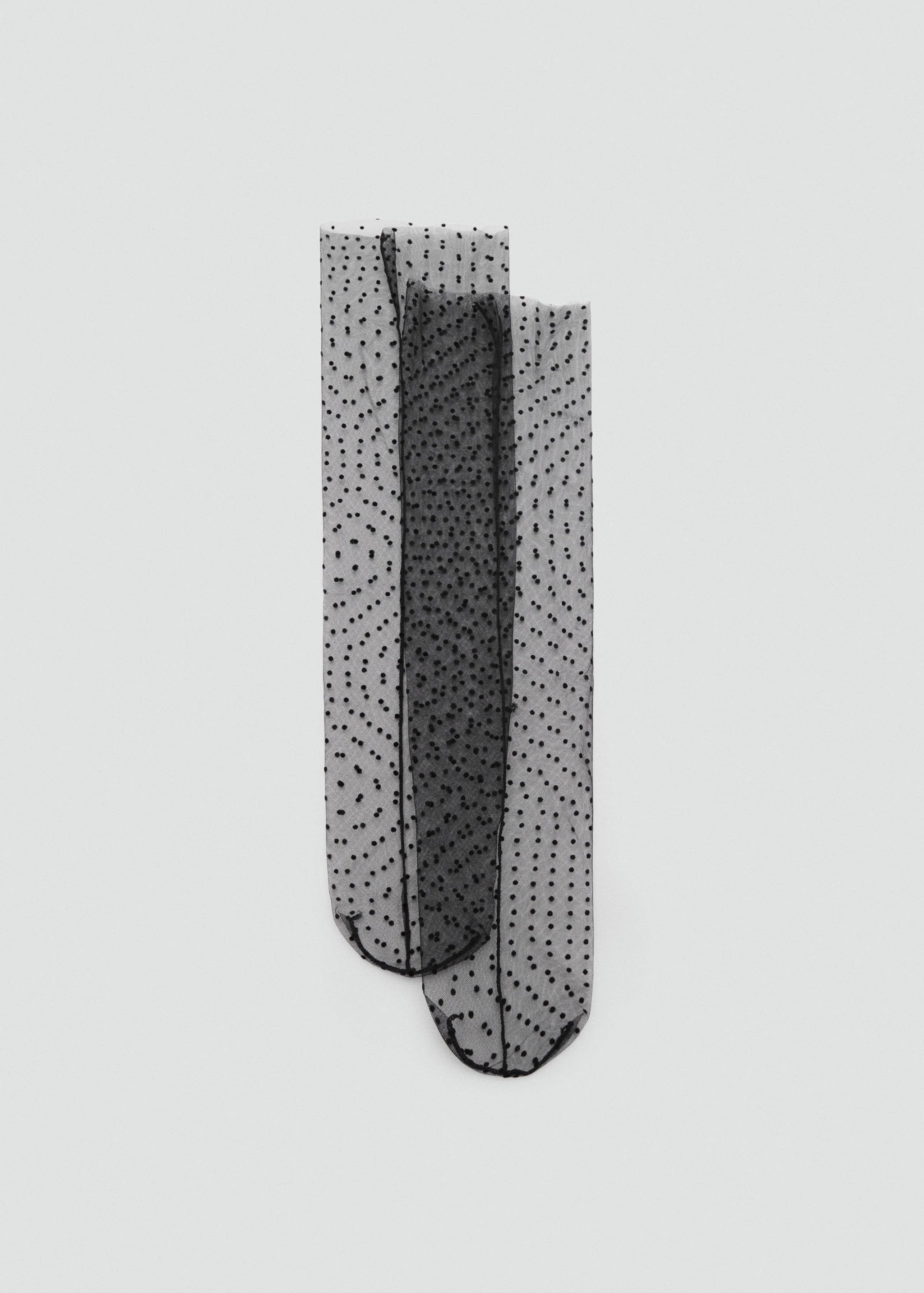 Polka-dot semi-transparent socks - Article without model