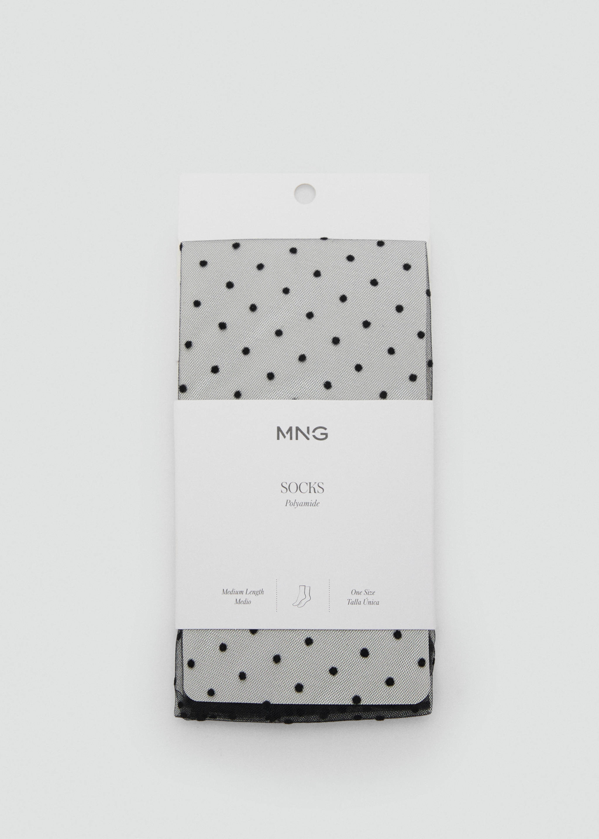 Polka-dot semi-transparent socks - Details of the article 2