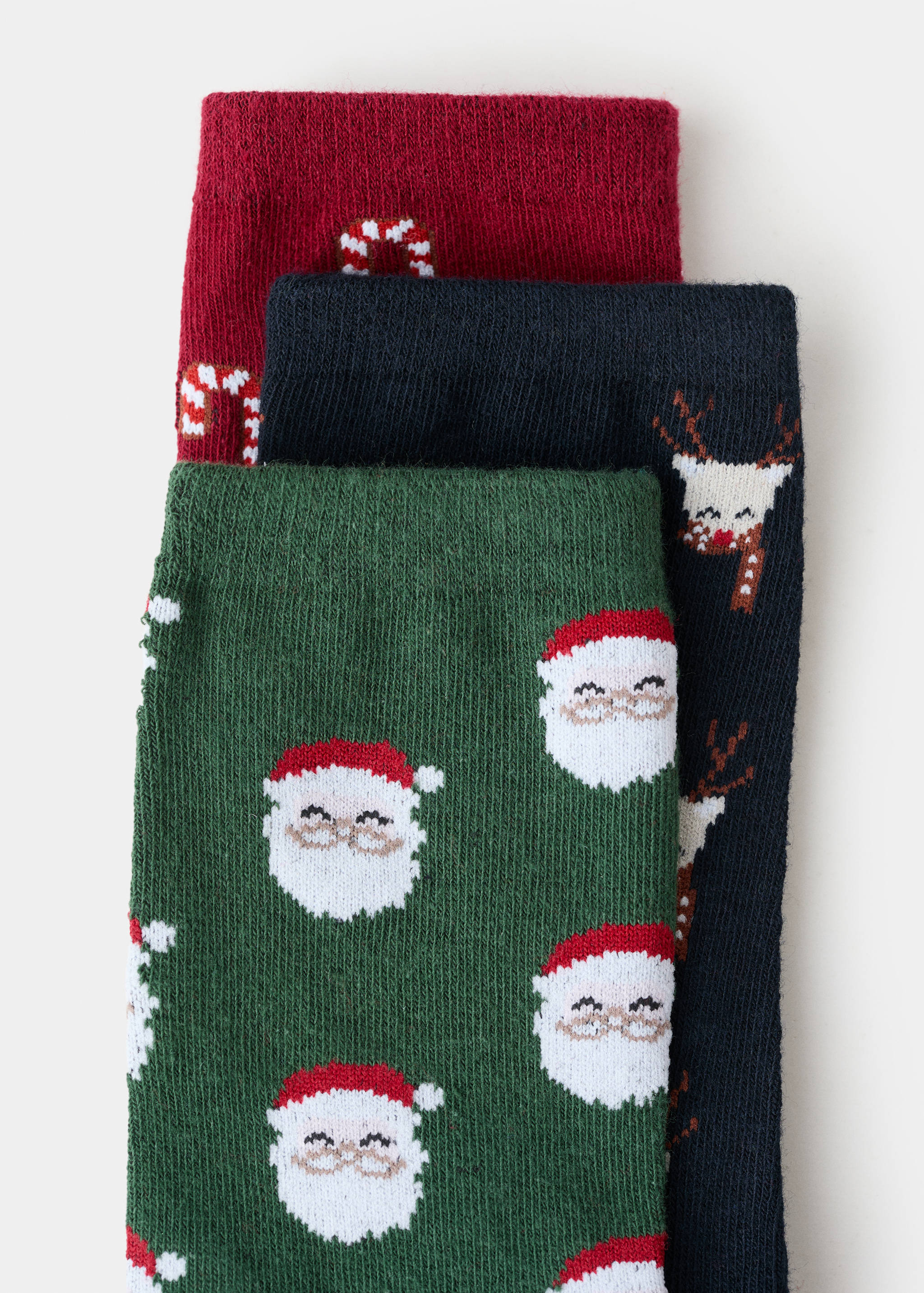 Pack of 3 Christmas stockings - Reverse of the article