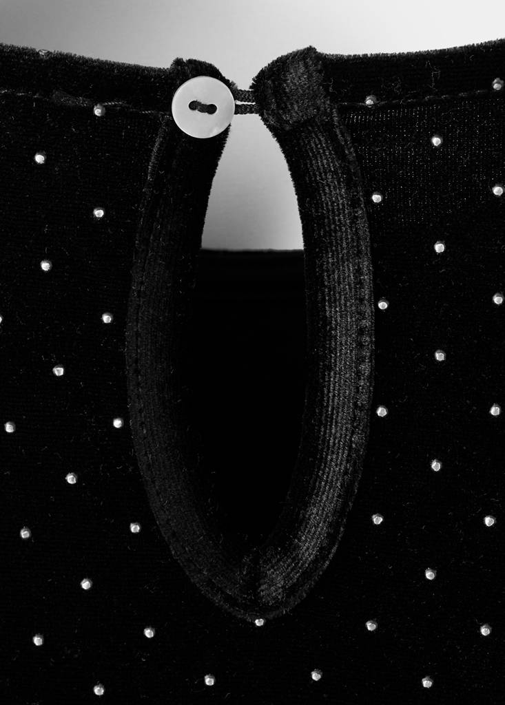 Strass top — Black