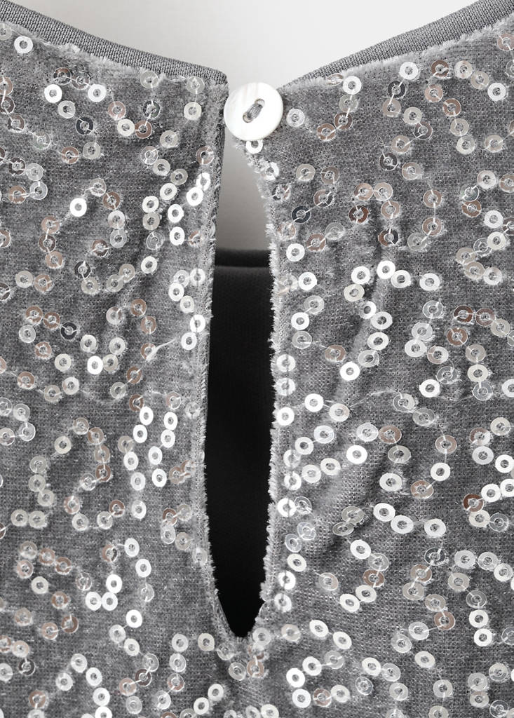 Sequined top — Silver