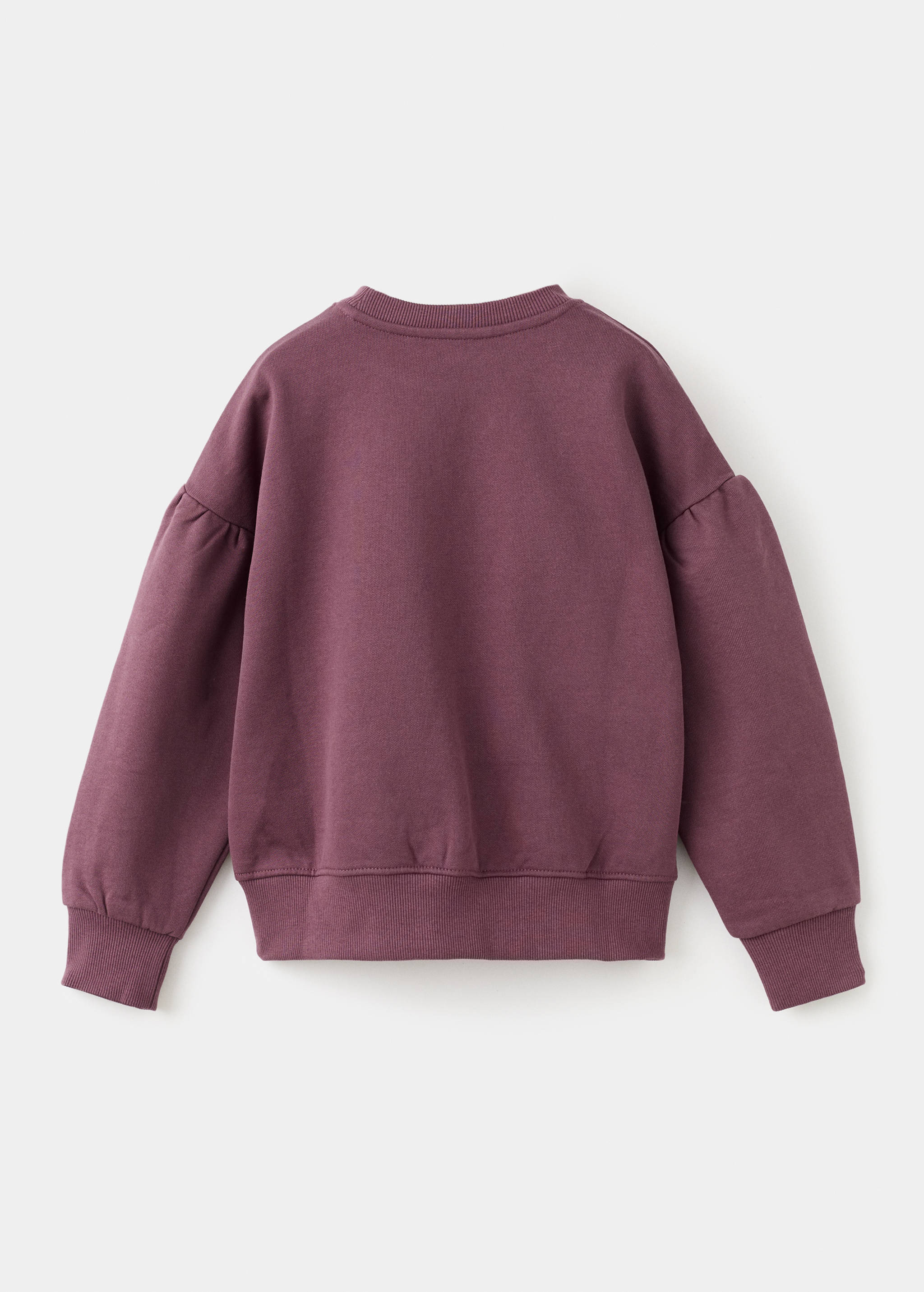 Printed cotton sweatshirt - Reverse of the article