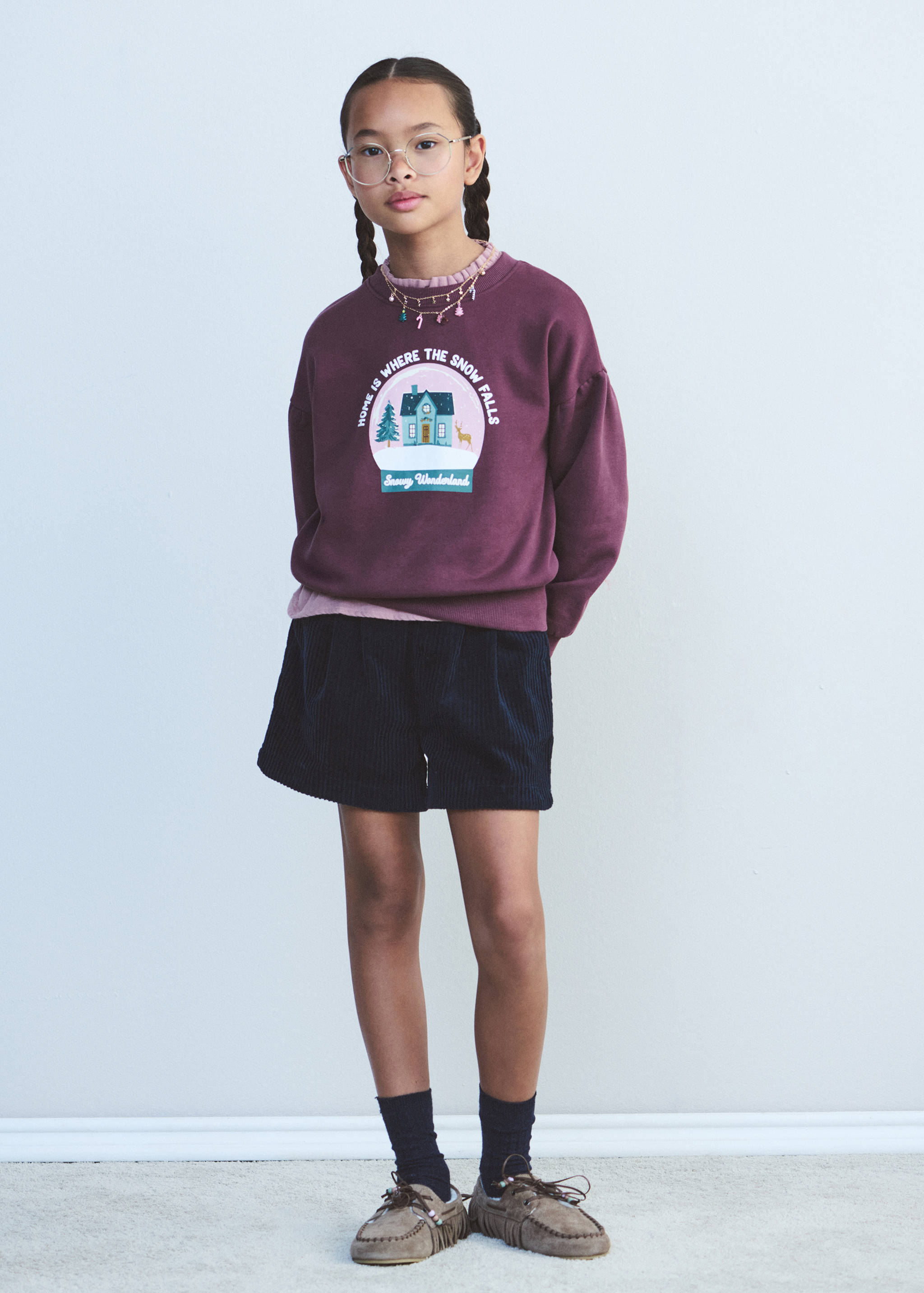 Printed cotton sweatshirt - Details of the article 5