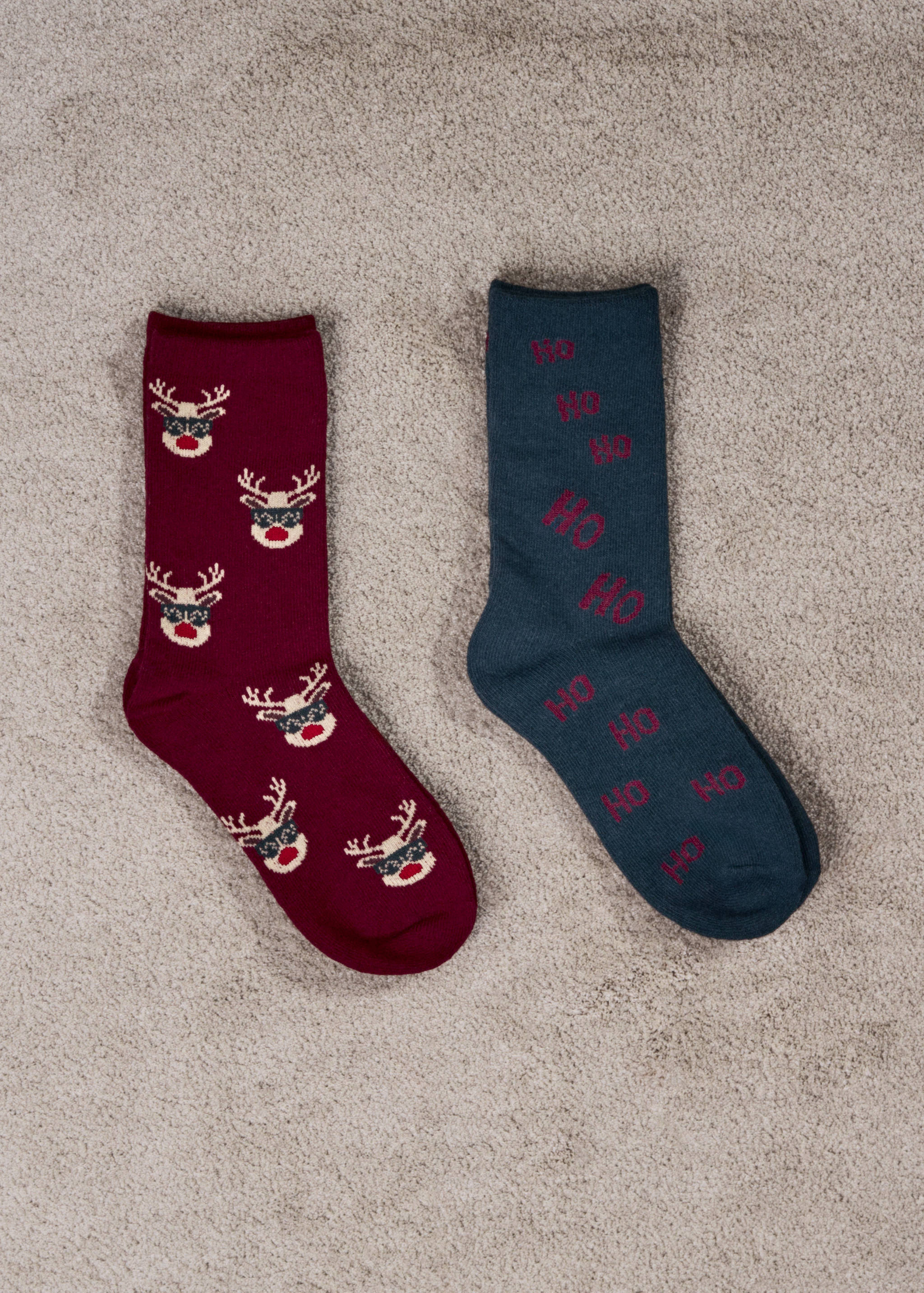 2 pack Christmas printed socks - Details of the article 7