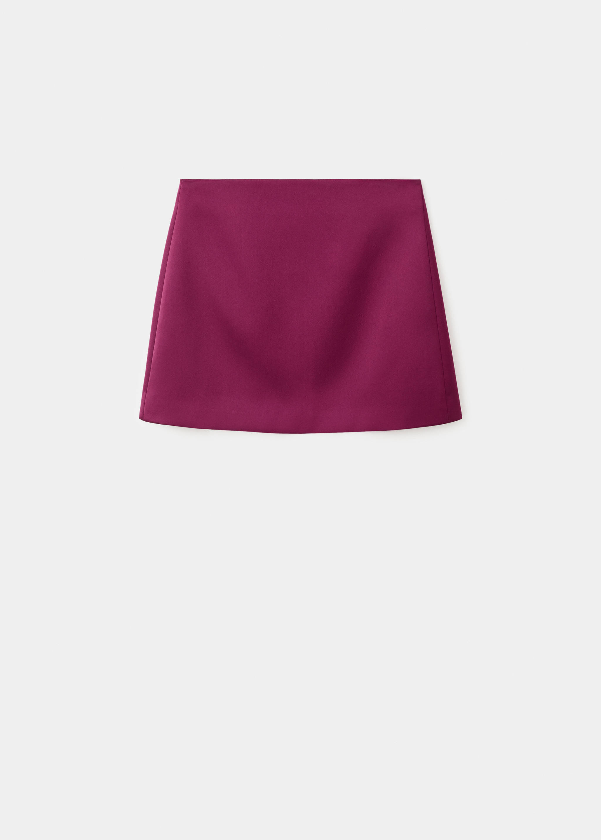 Satin short skirt - Article without model