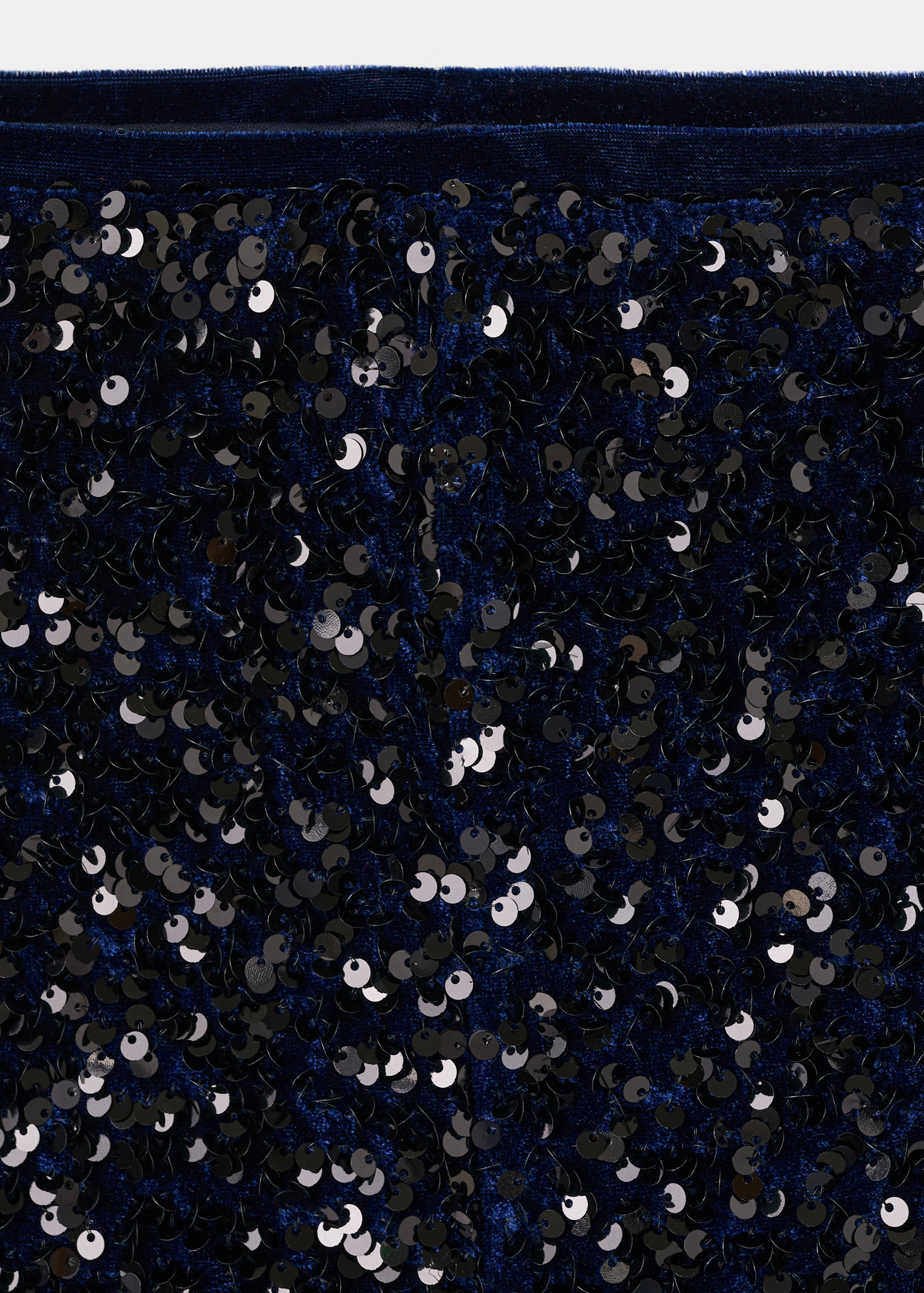 Velvet shorts with sequins - Details of the article 8