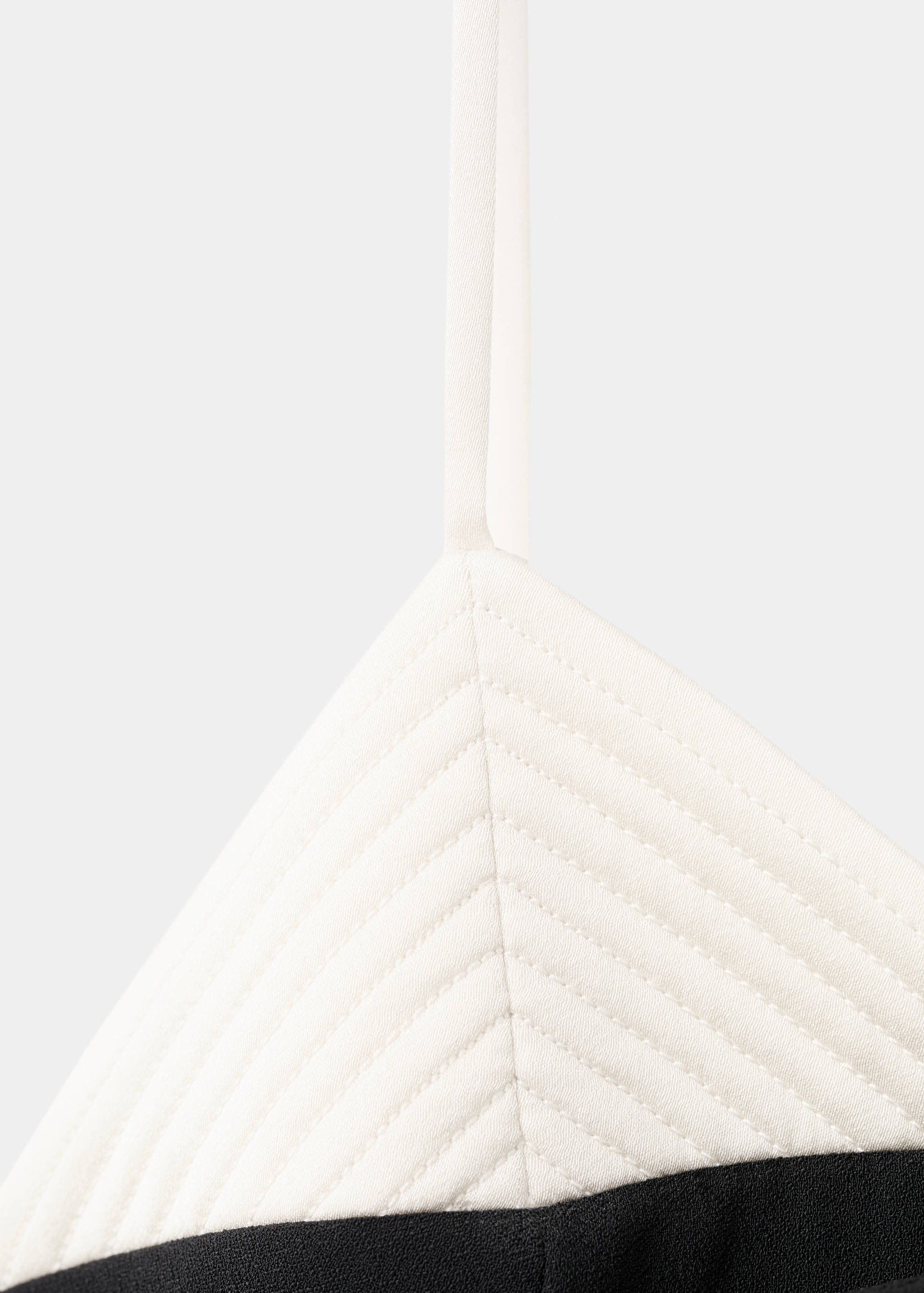 Bow contrasting dress - Details of the article 0