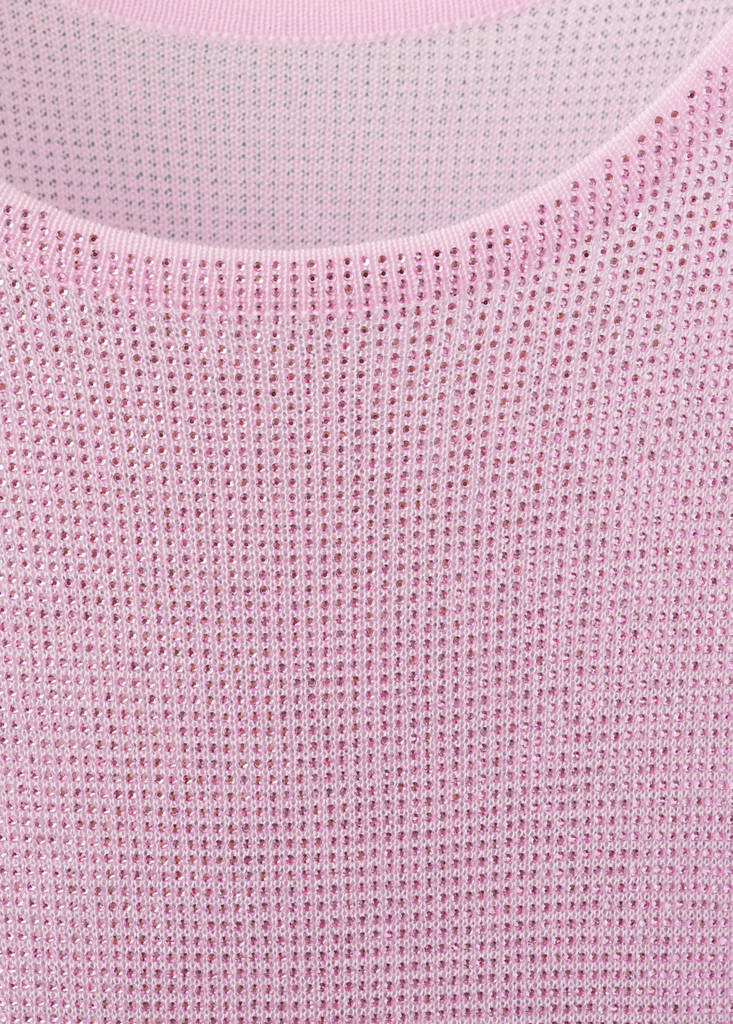 Halter top with crystals — Pink