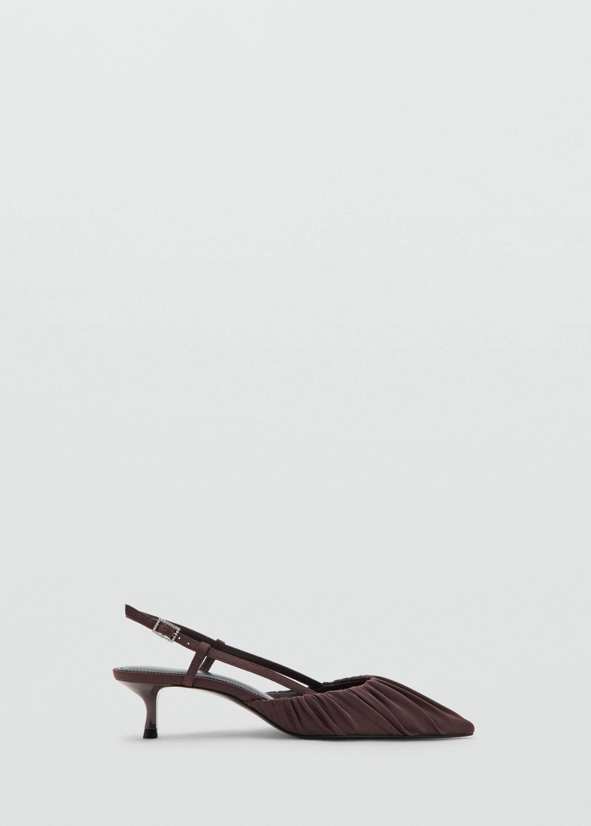 Ruched kitten-heel shoes - Article without model