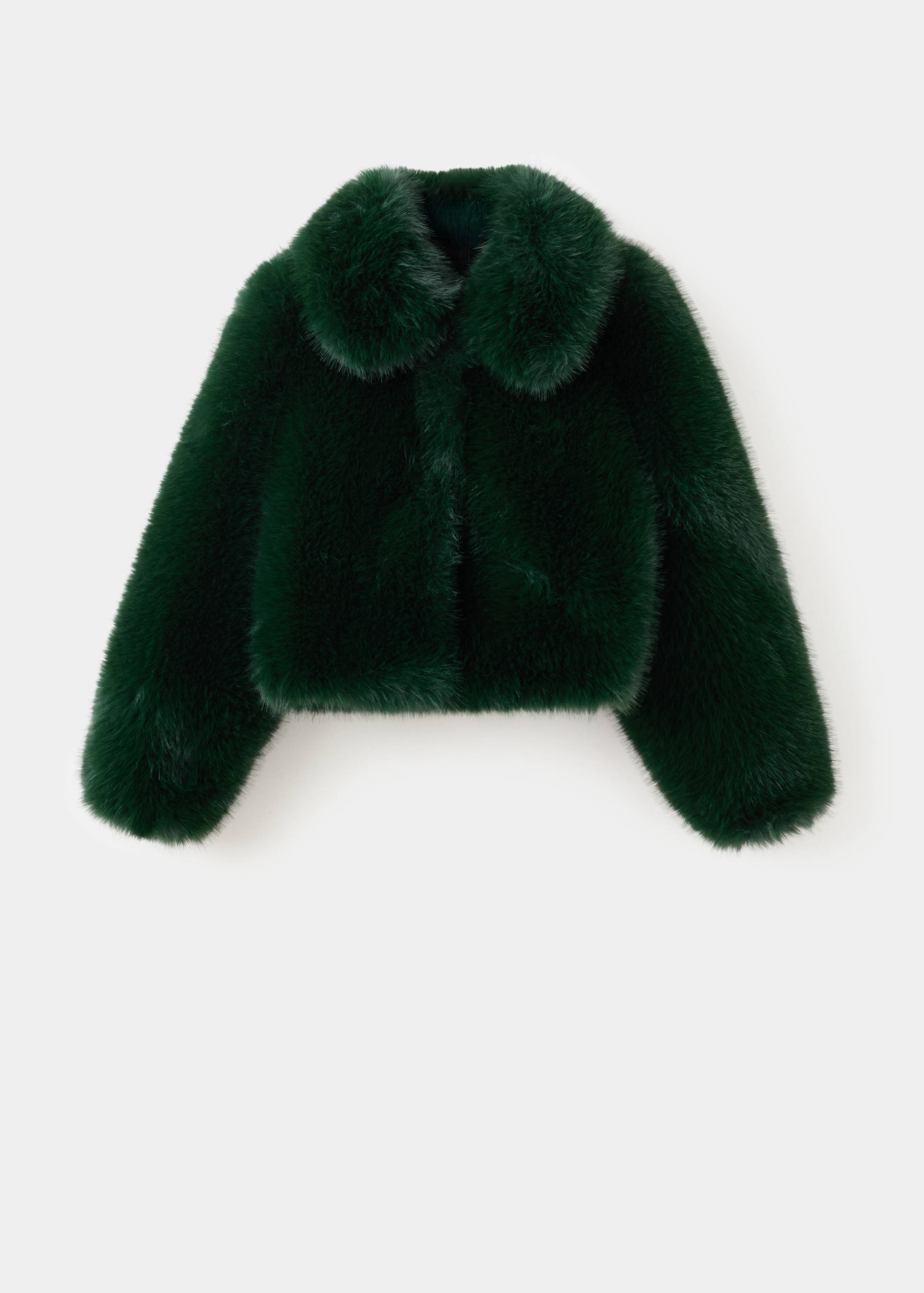 Faux-fur cropped jacket - Article without model