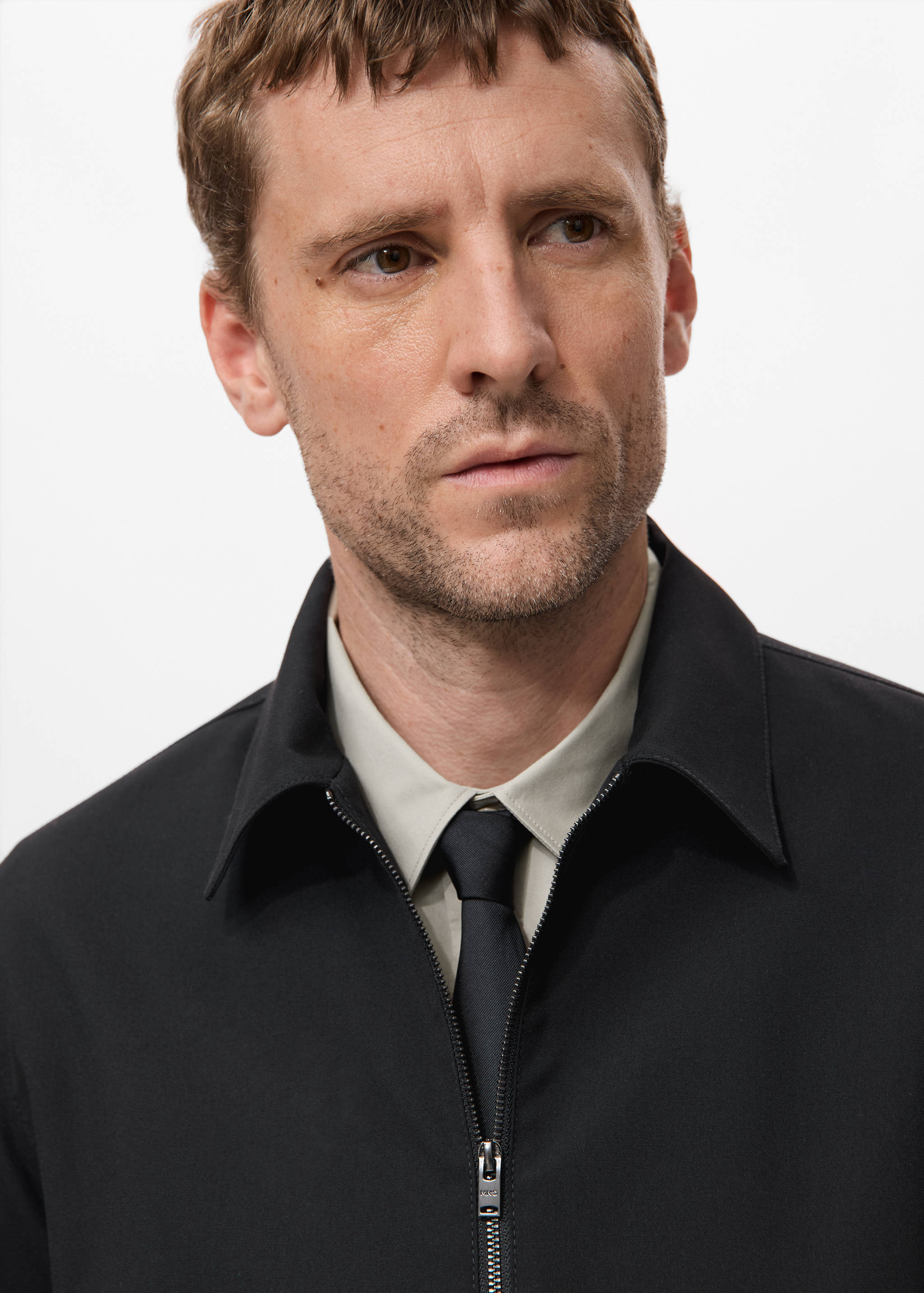 Straight-fit jacket with pockets - Details of the article 1