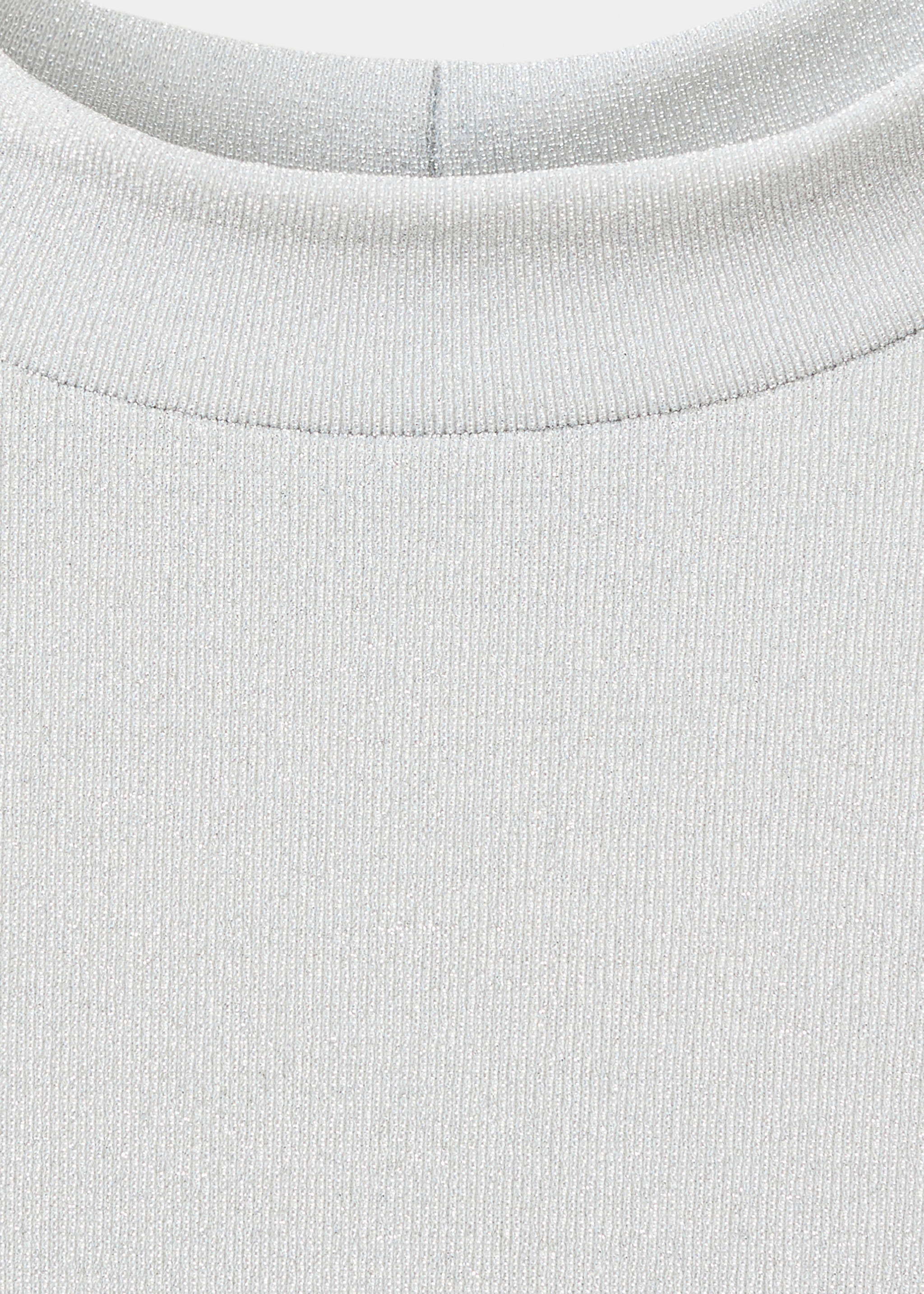 Lurex t-shirt with perkins neck - Details of the article 8