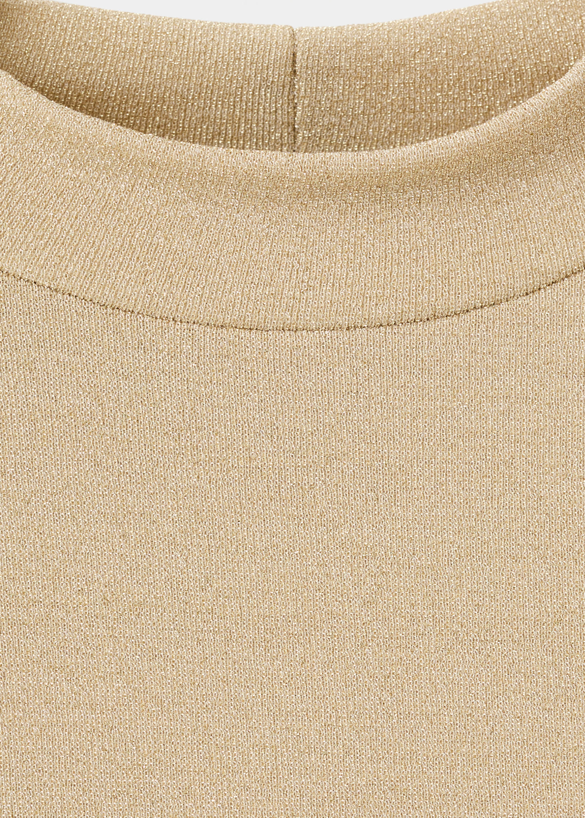Lurex t-shirt with perkins neck - Details of the article 8