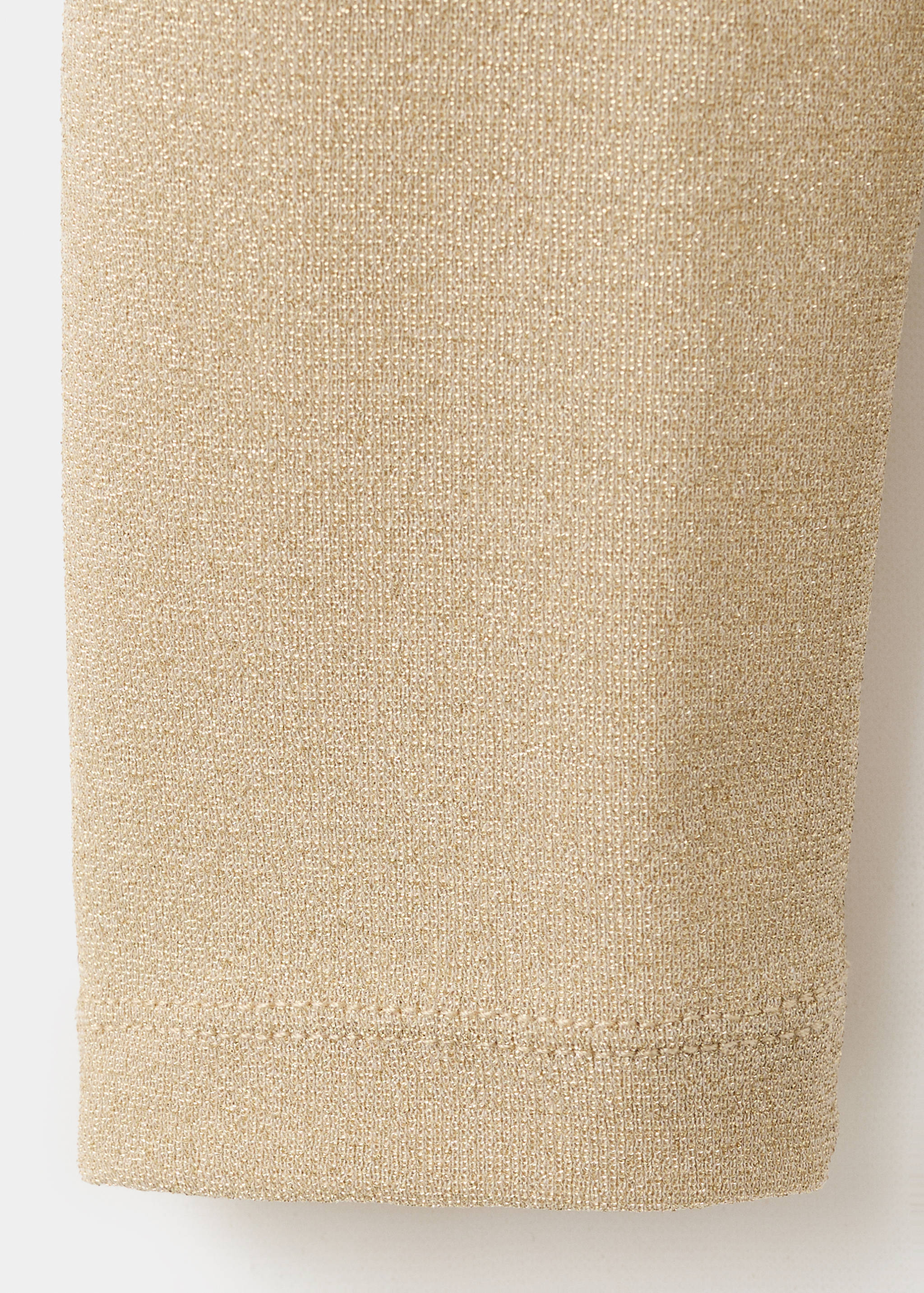 Lurex t-shirt with perkins neck - Details of the article 0