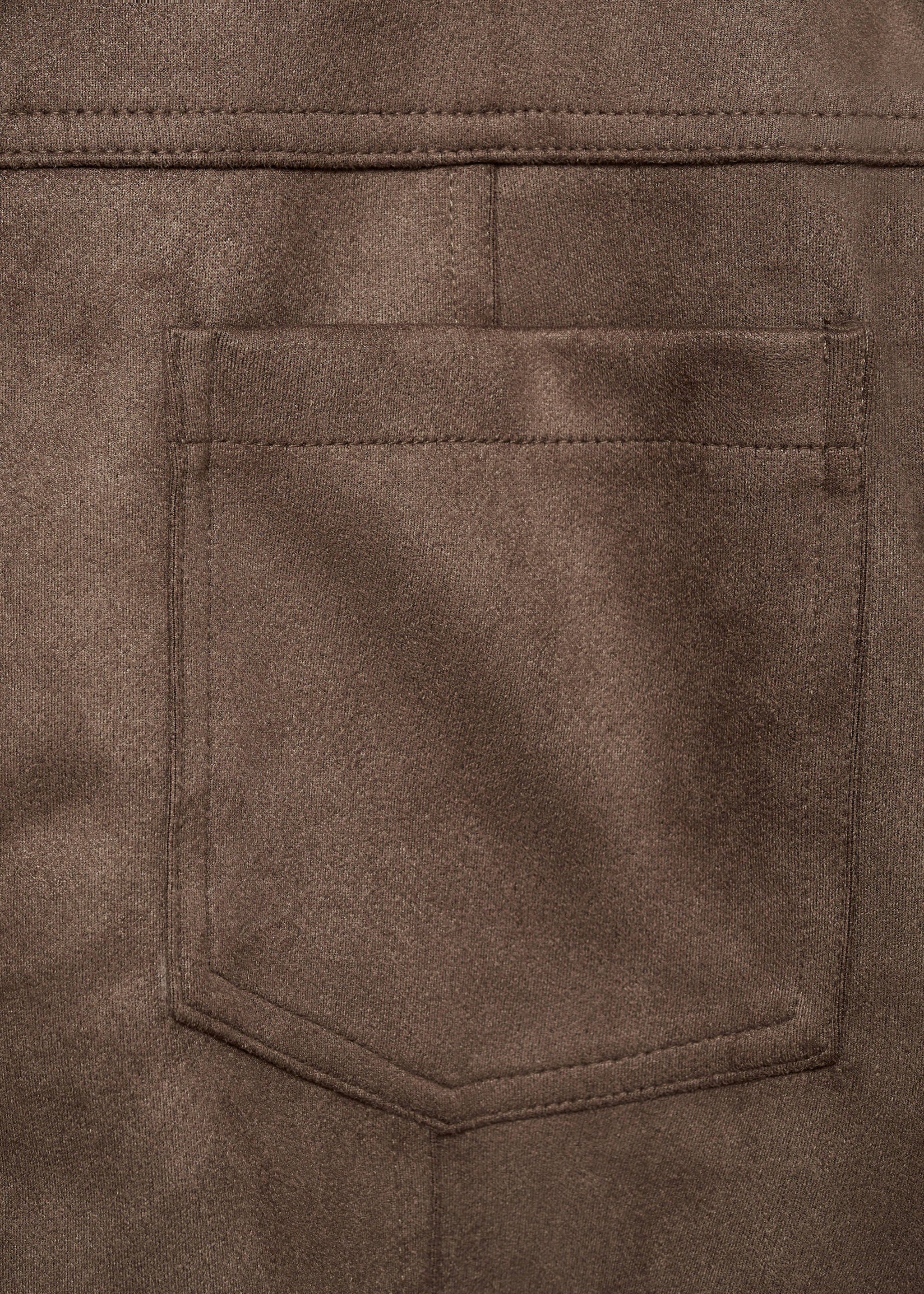 Faux-leather jacket with pockets - Details of the article 0