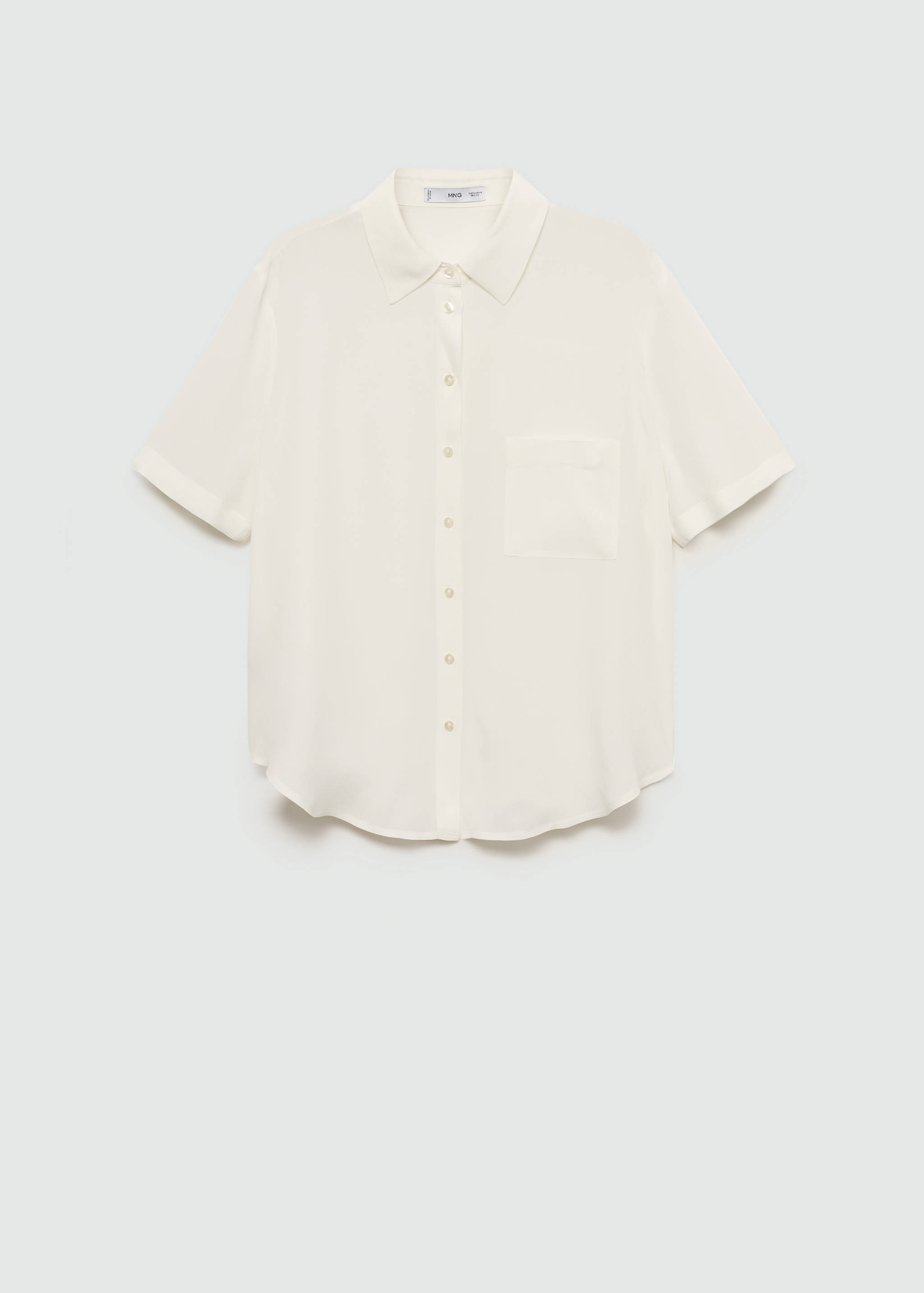 Short sleeve fluid shirt - Article without model