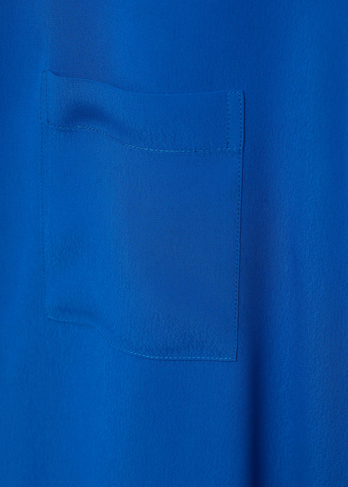Short sleeve fluid shirt — Blue