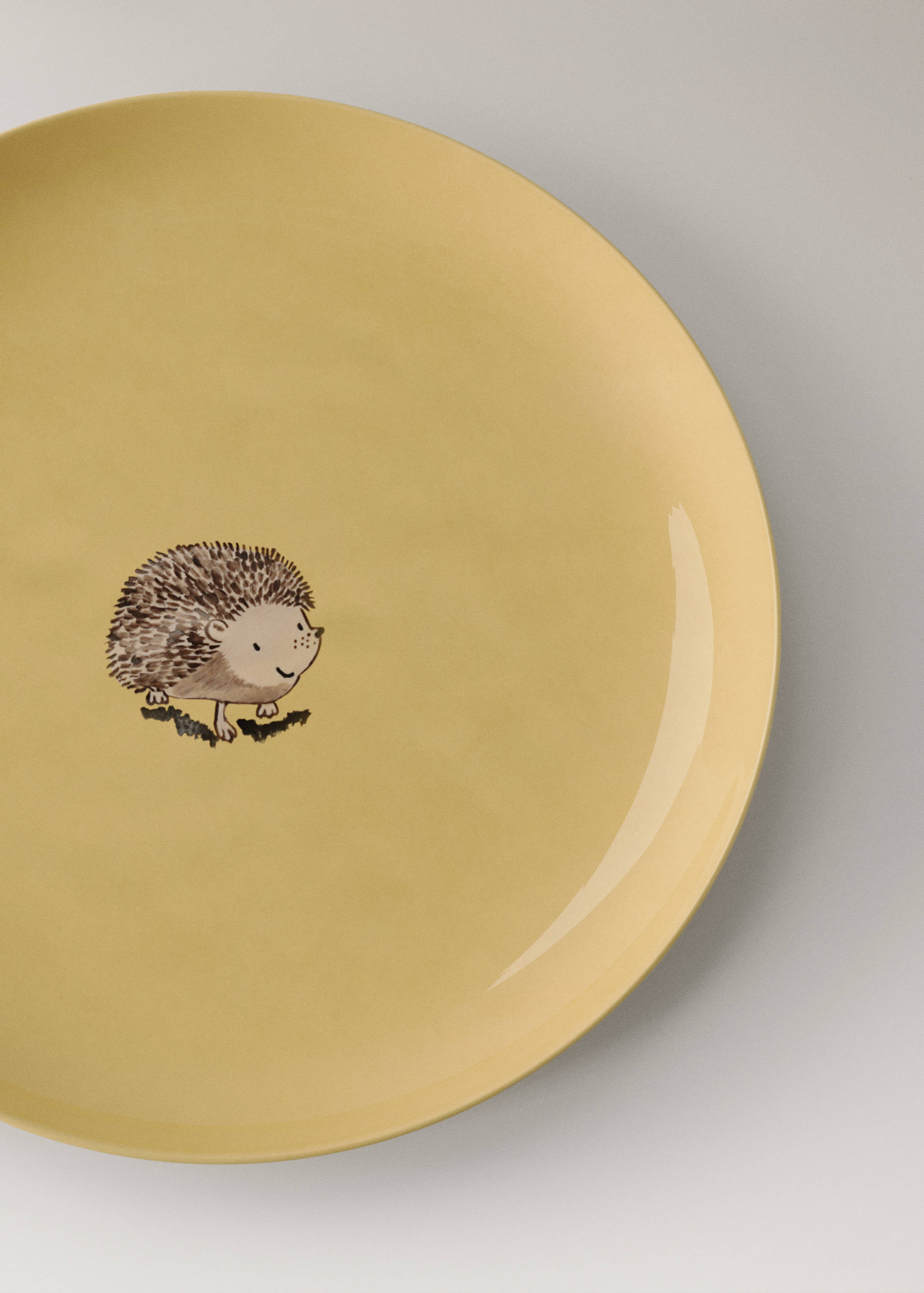 Farfurie pentru desert simplă din ceramică - Detaliu al articolului 2