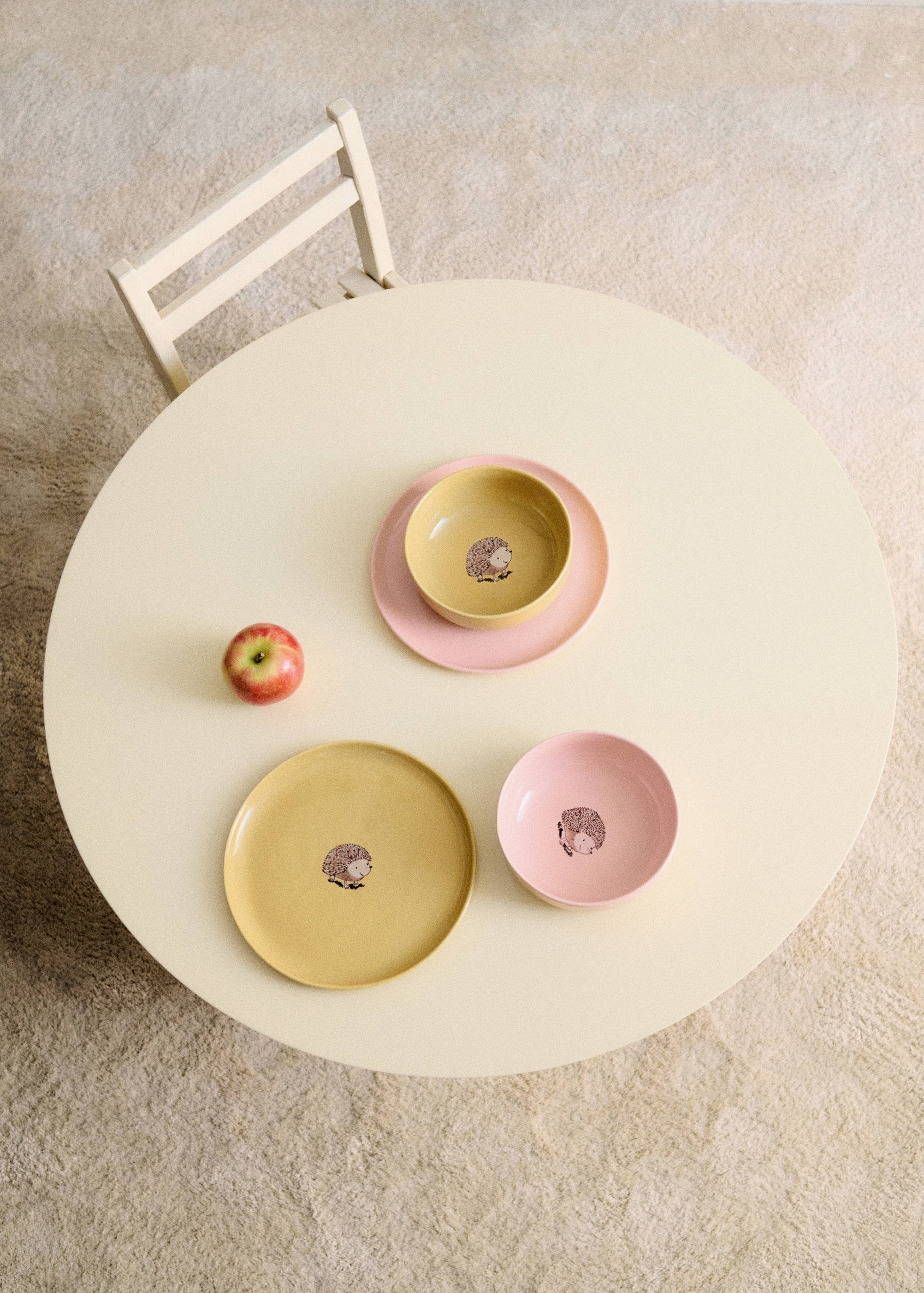 Farfurie pentru desert simplă din ceramică - Detaliu al articolului 5