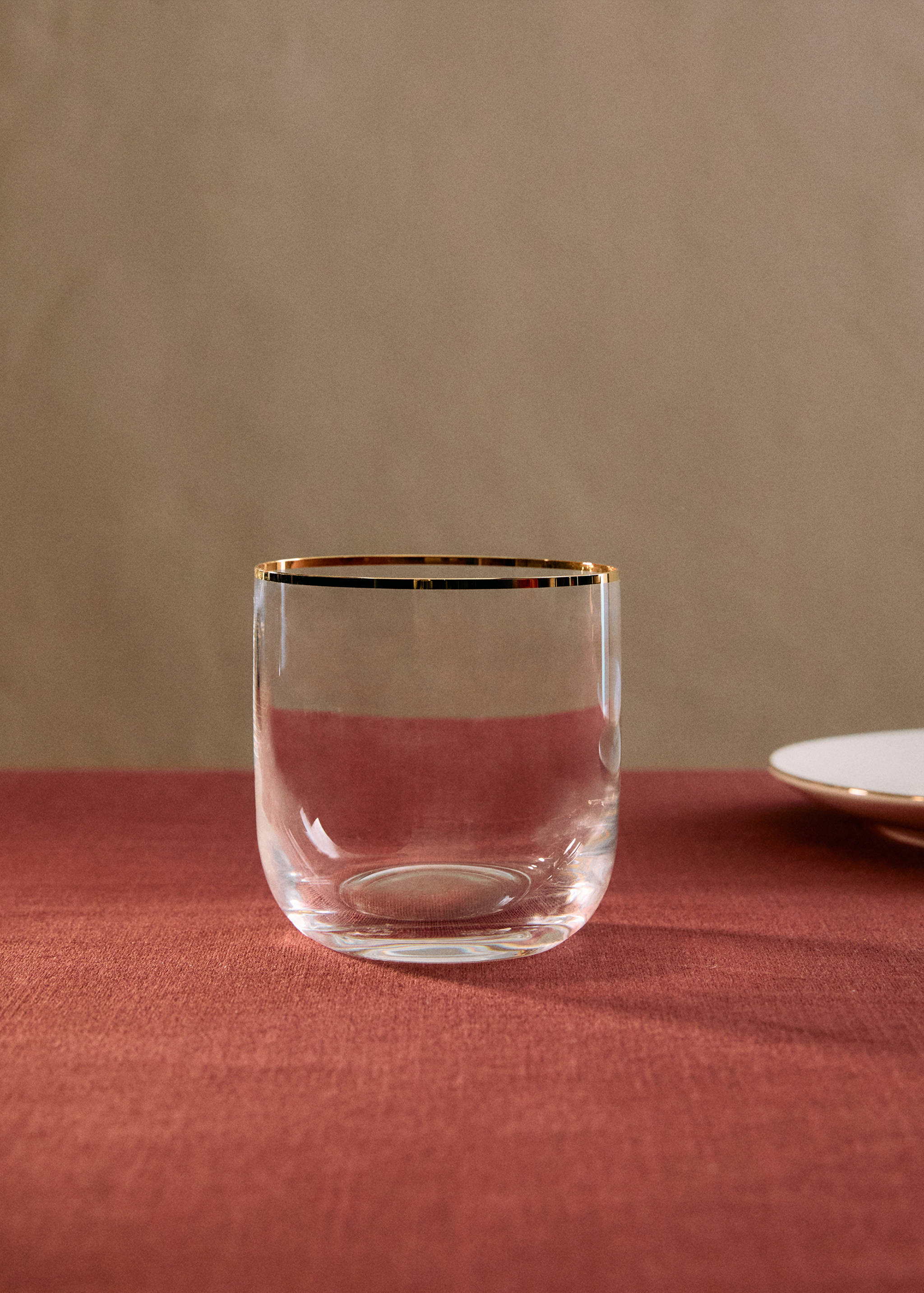 Verre détail doré - Plan général