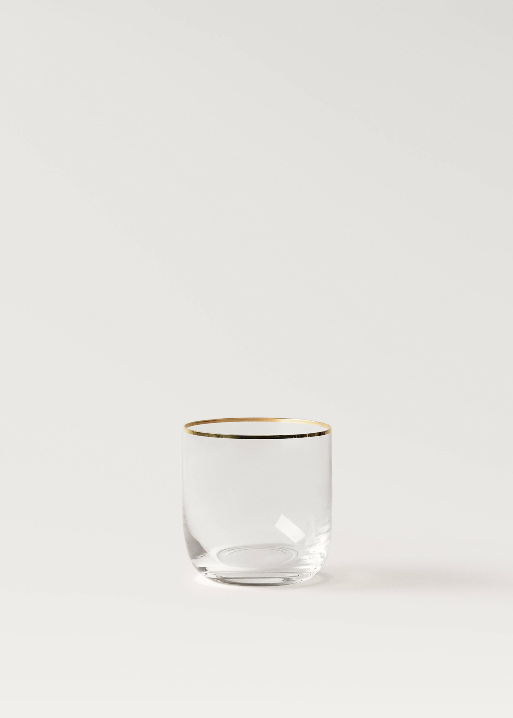 Verre détail doré - Article sans modèle