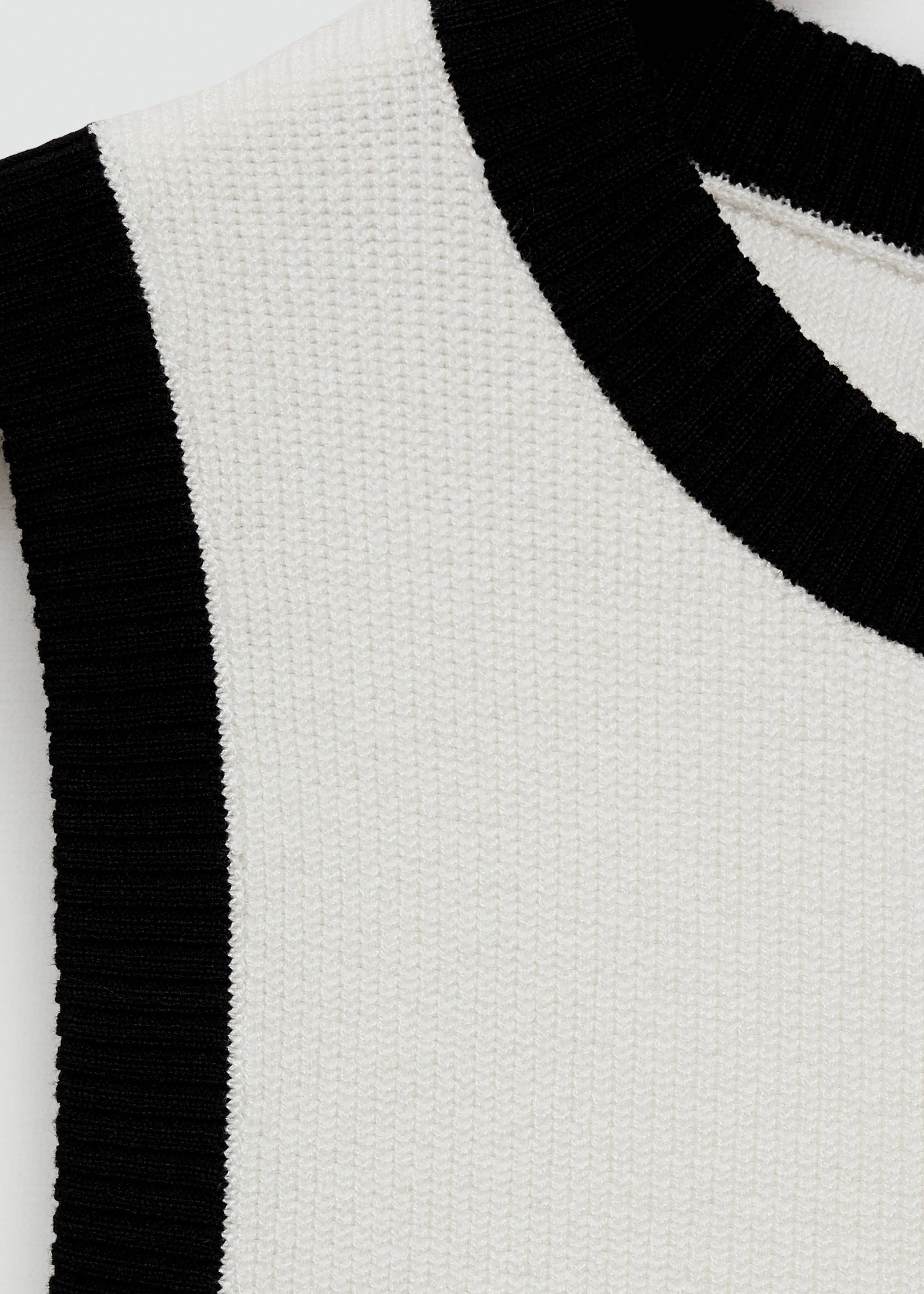 Трикотажный топ с контрастной окантовкой - Деталь изделия 8